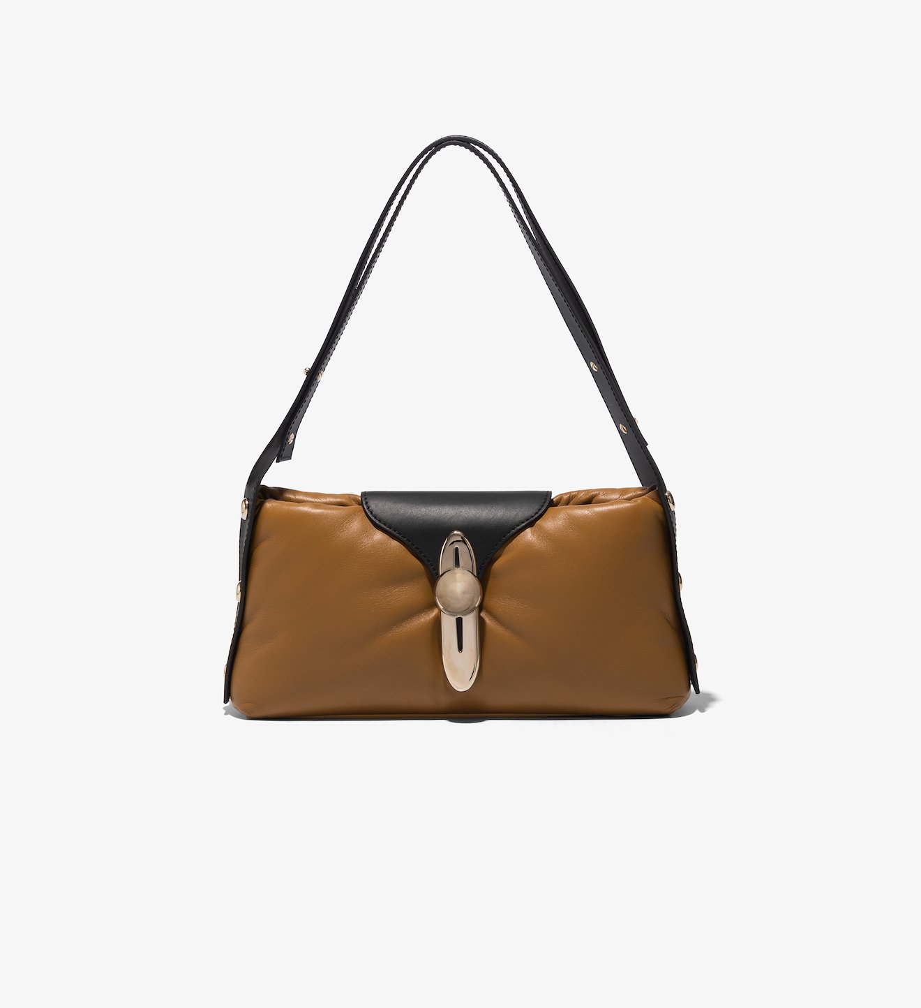 Padded Latch Shoulder Bag