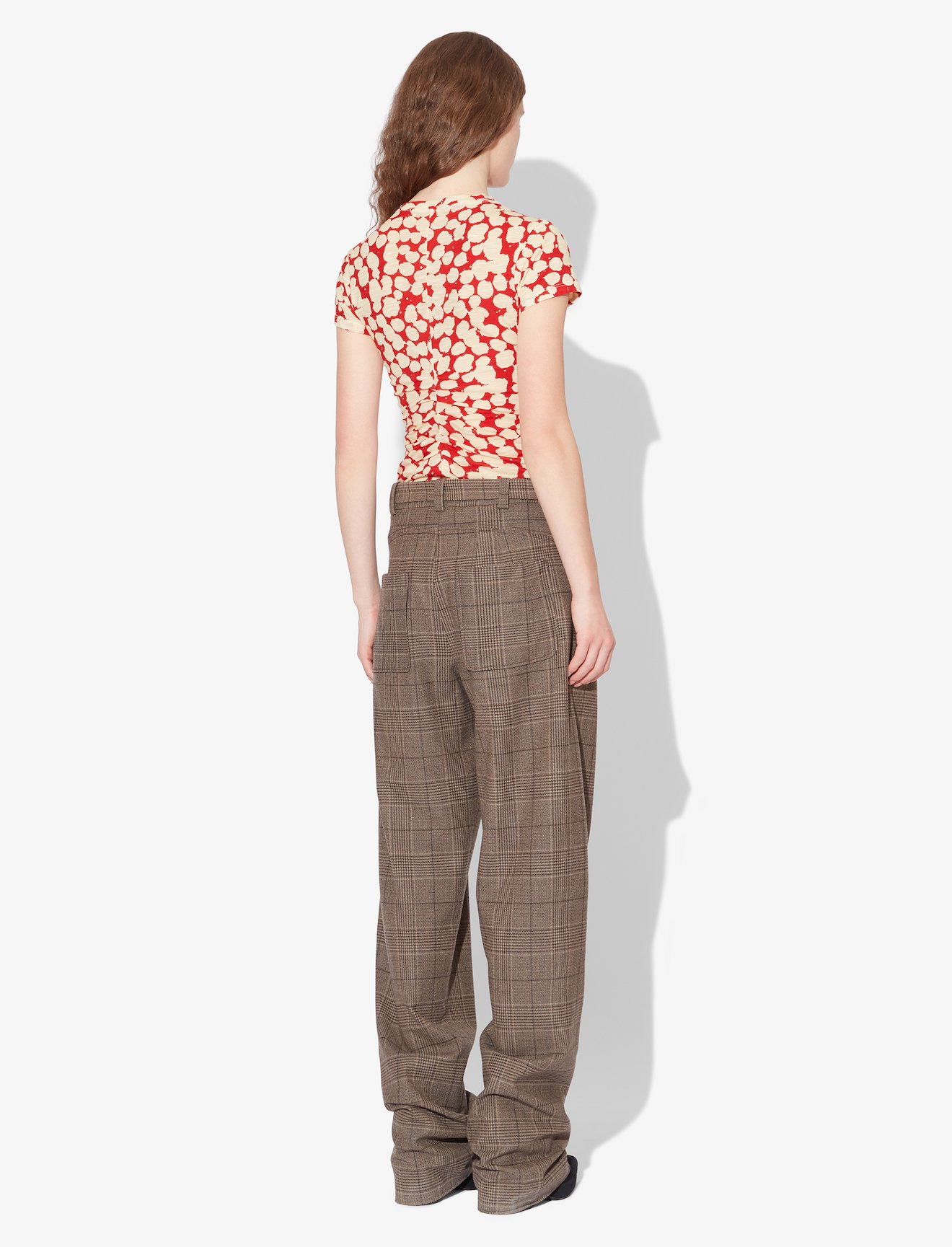 Painted Dot Cinched Short Sleeve T-Shirt #2