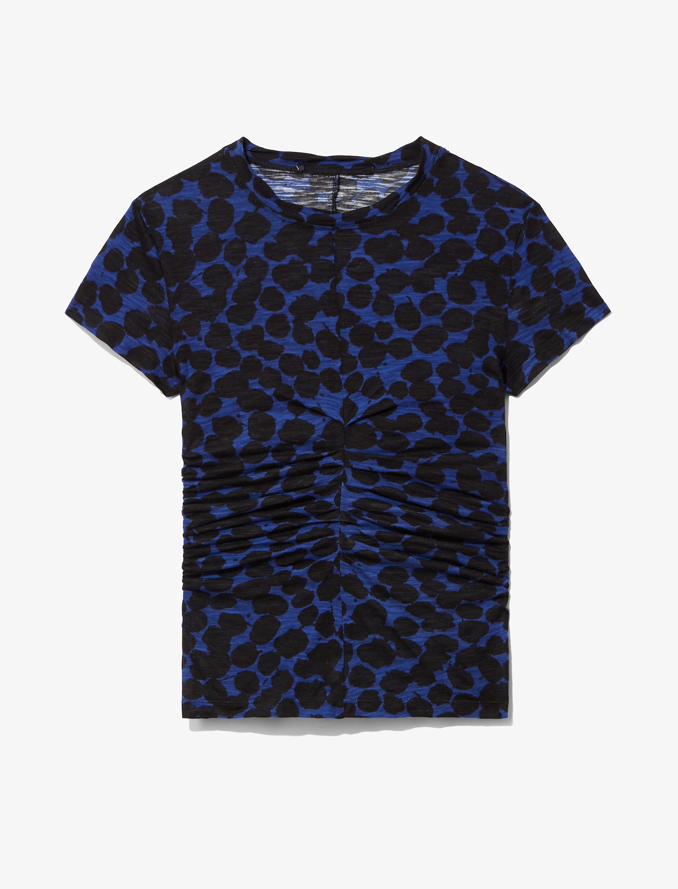 Painted Dot Cinched Short Sleeve T-Shirt #4