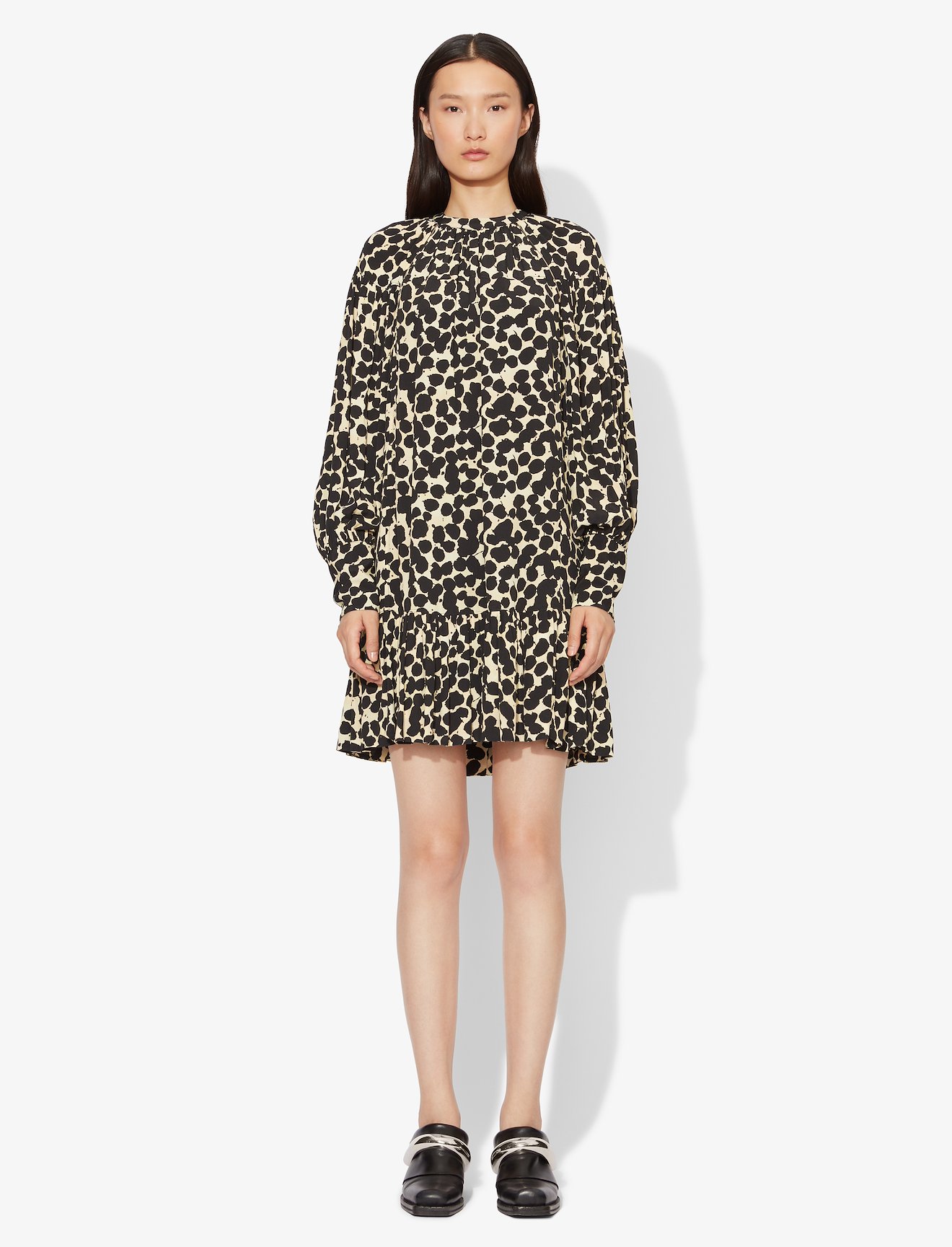 Painted Dot Long Sleeve Dress #1