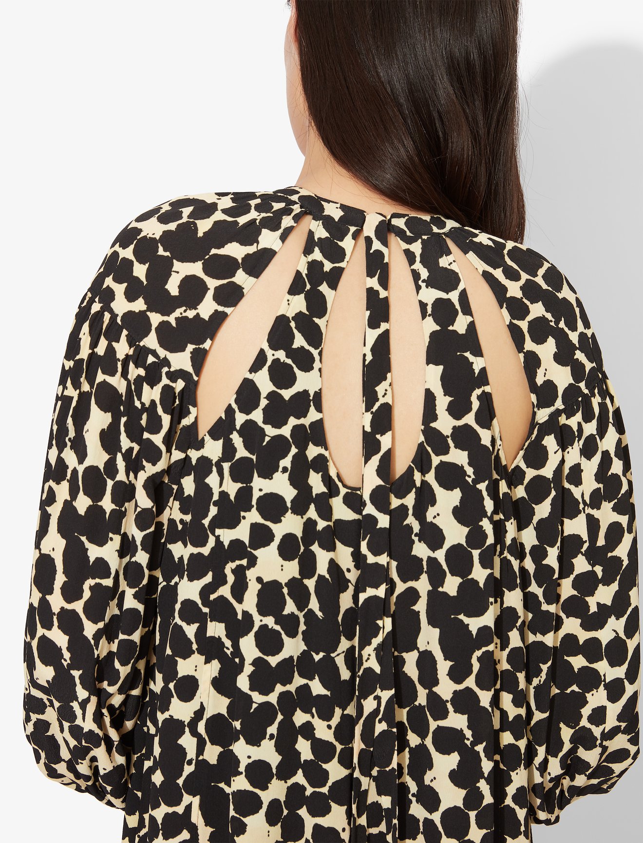 Painted Dot Long Sleeve Dress #3