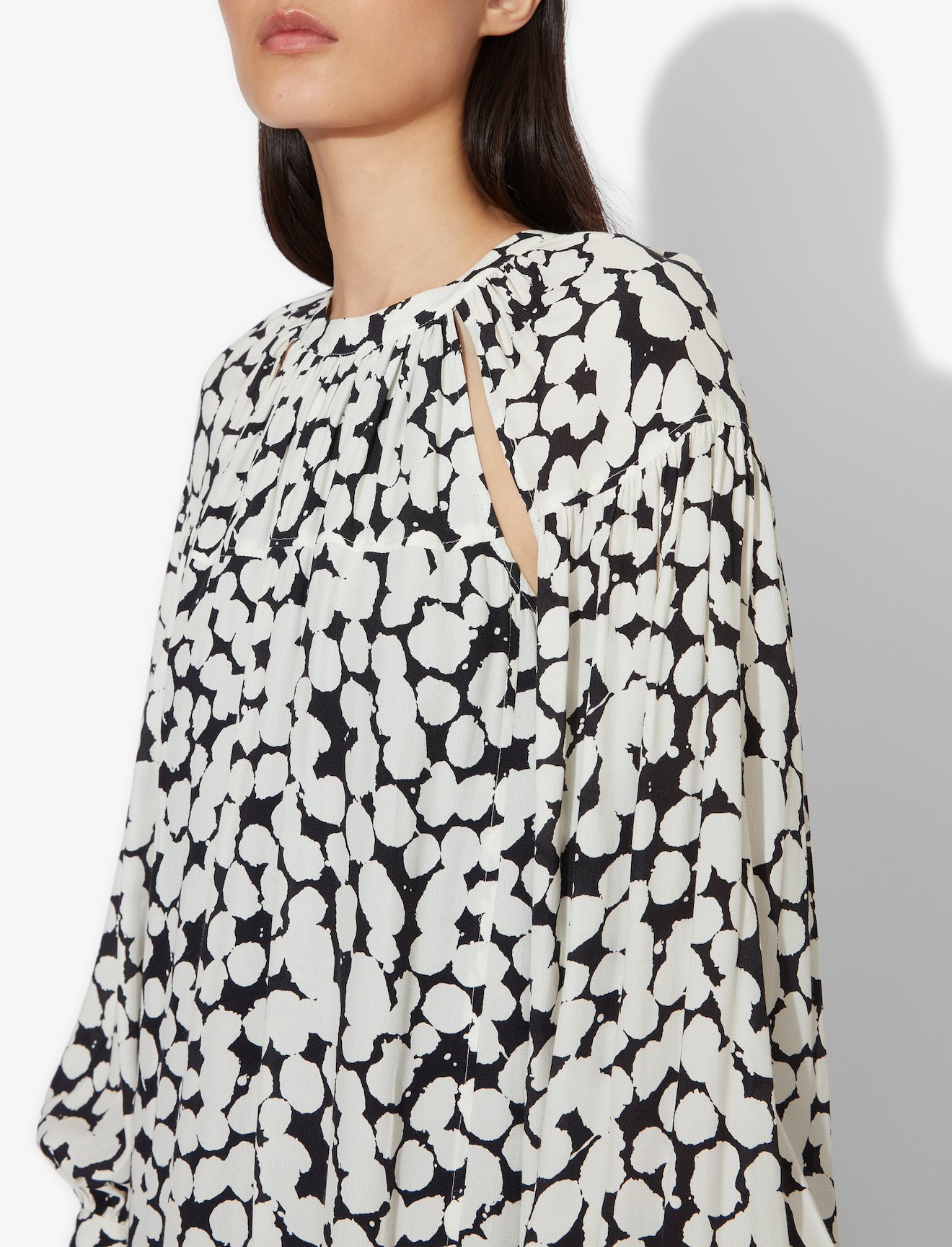 Painted Dot Long Sleeve Dress #3