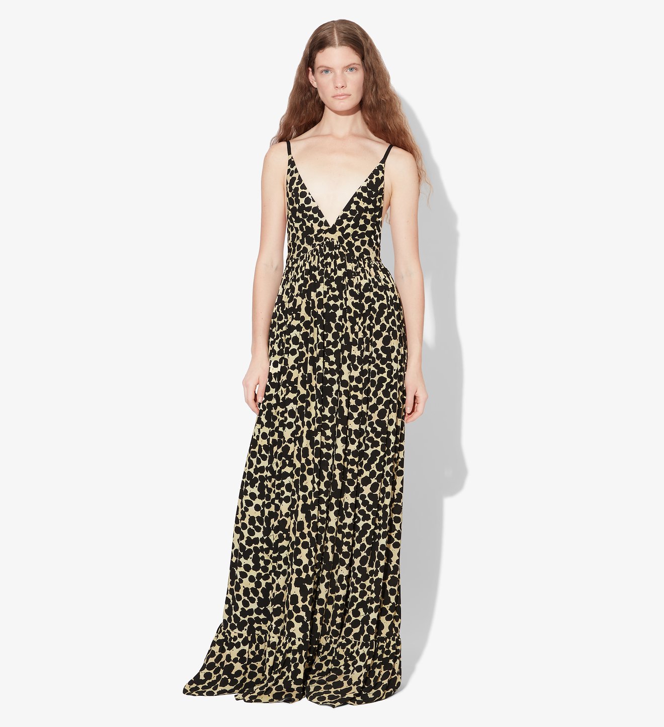 Painted Dot Maxi Dress