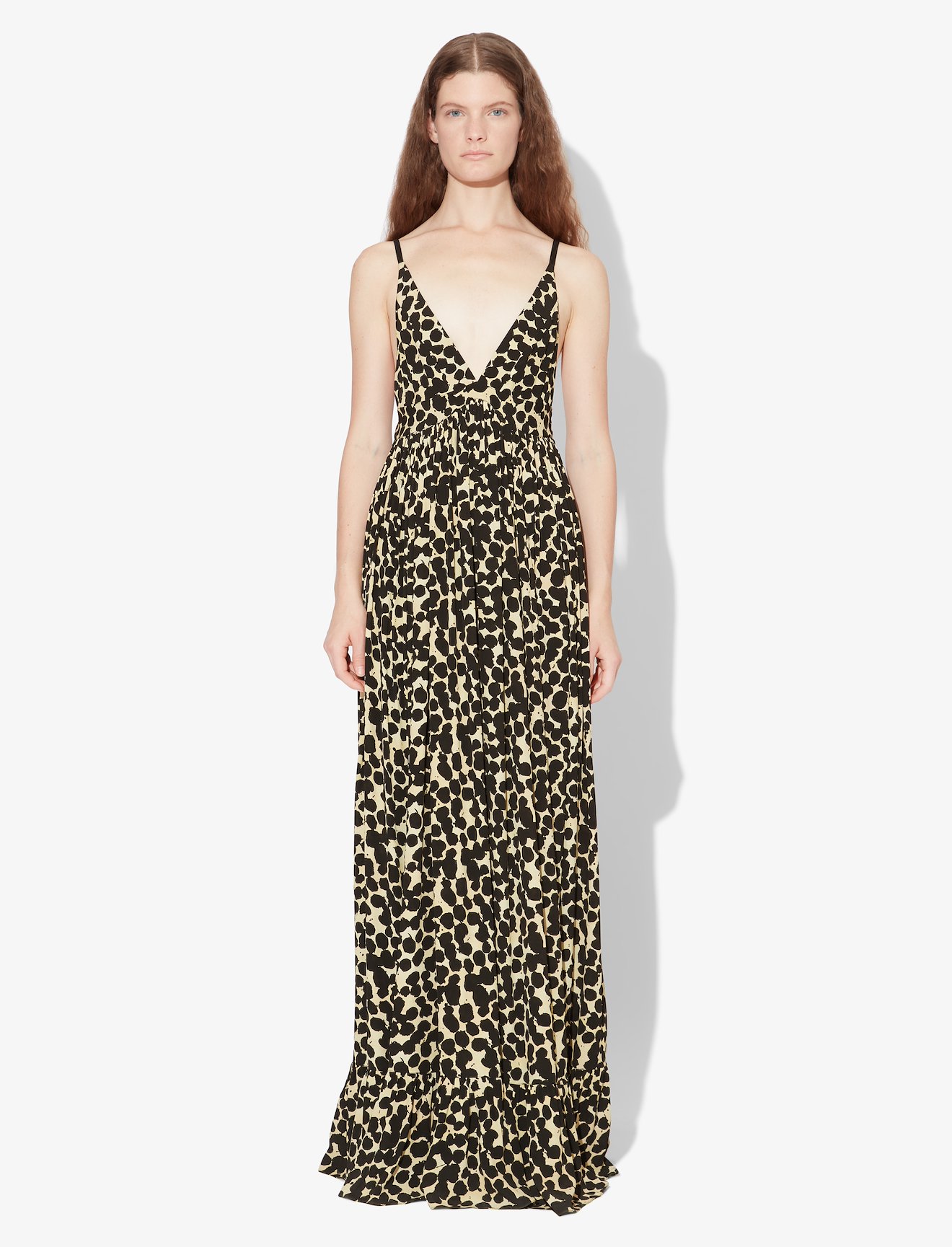 Painted Dot Maxi Dress #1
