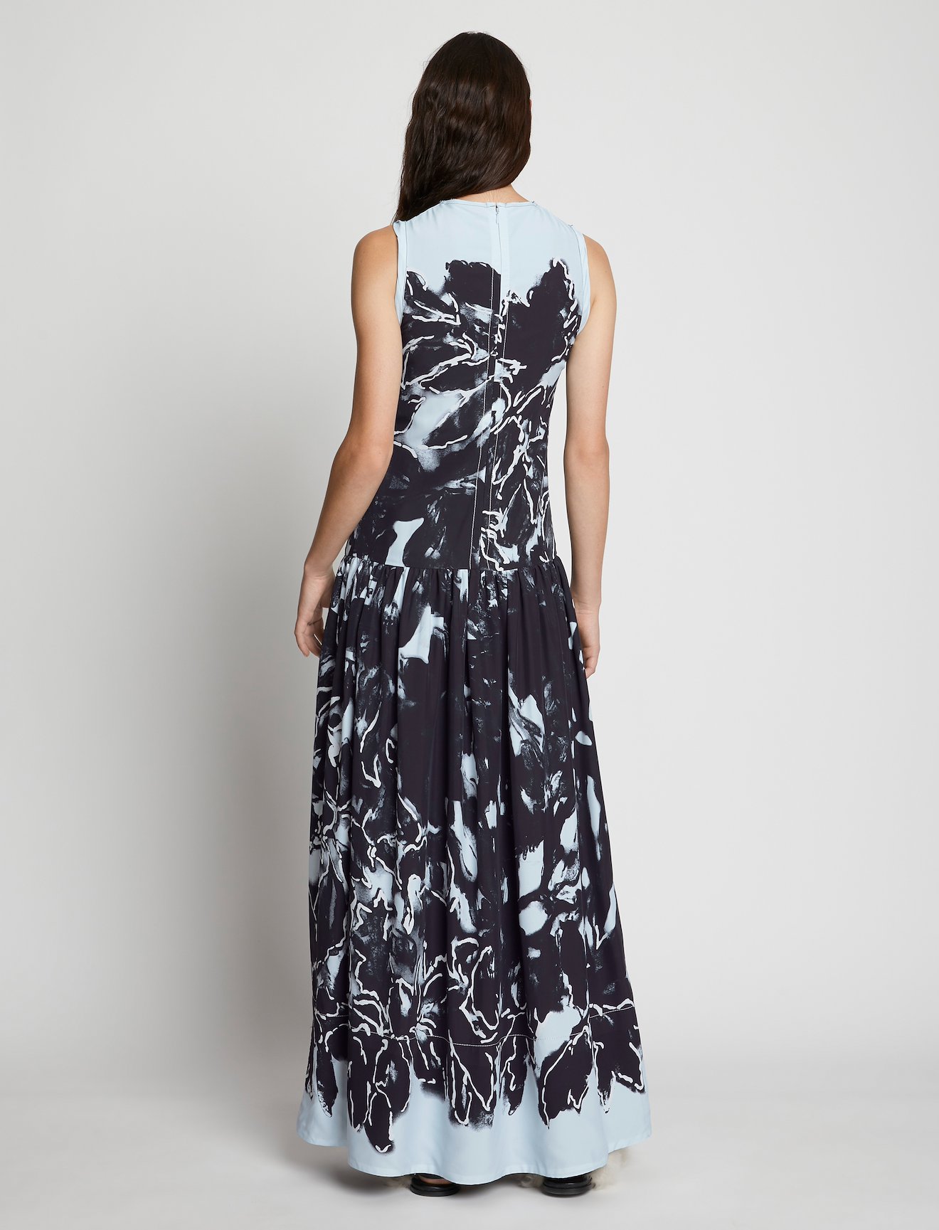 Painted Floral Marocaine Dress #2
