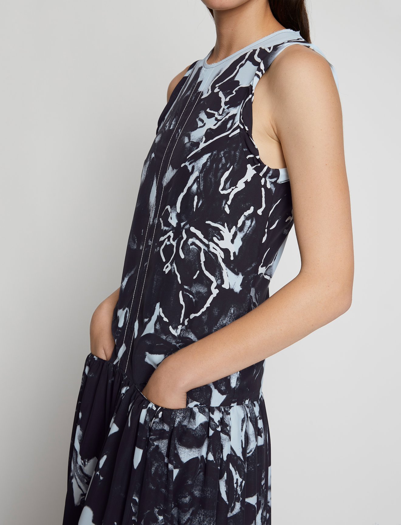 Painted Floral Marocaine Dress #3
