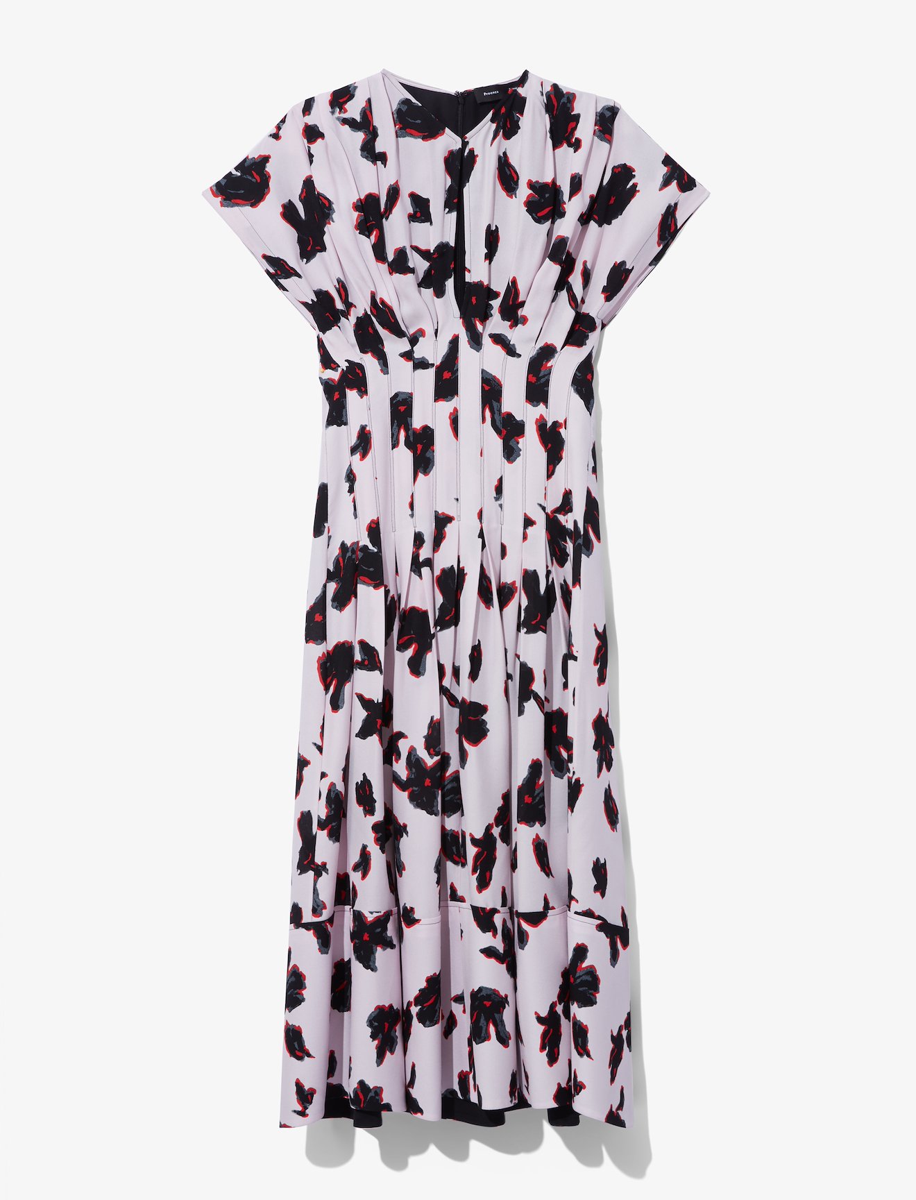 Painted Iris Fitted Waist Dress #4