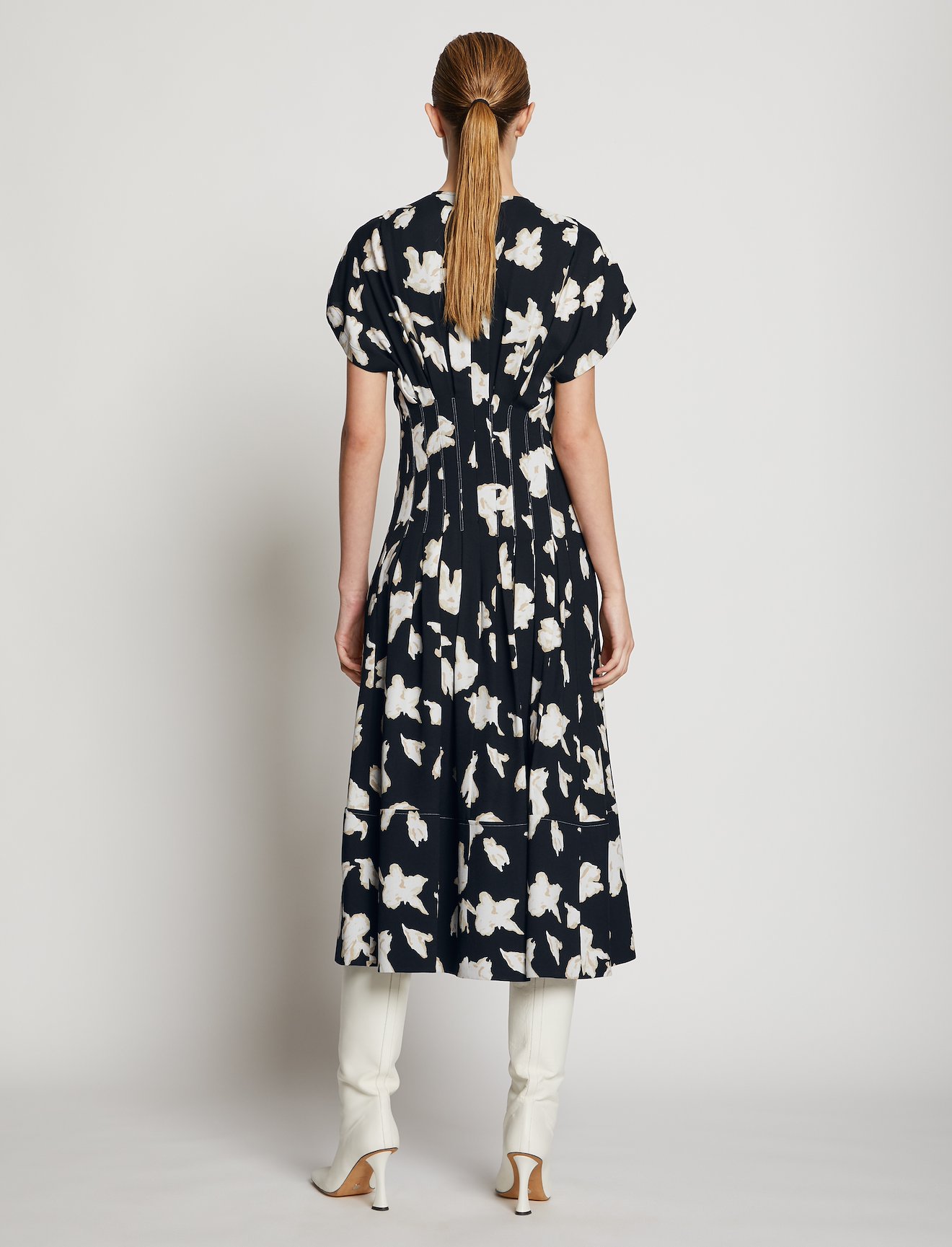 Painted Iris Fitted Waist Dress #2