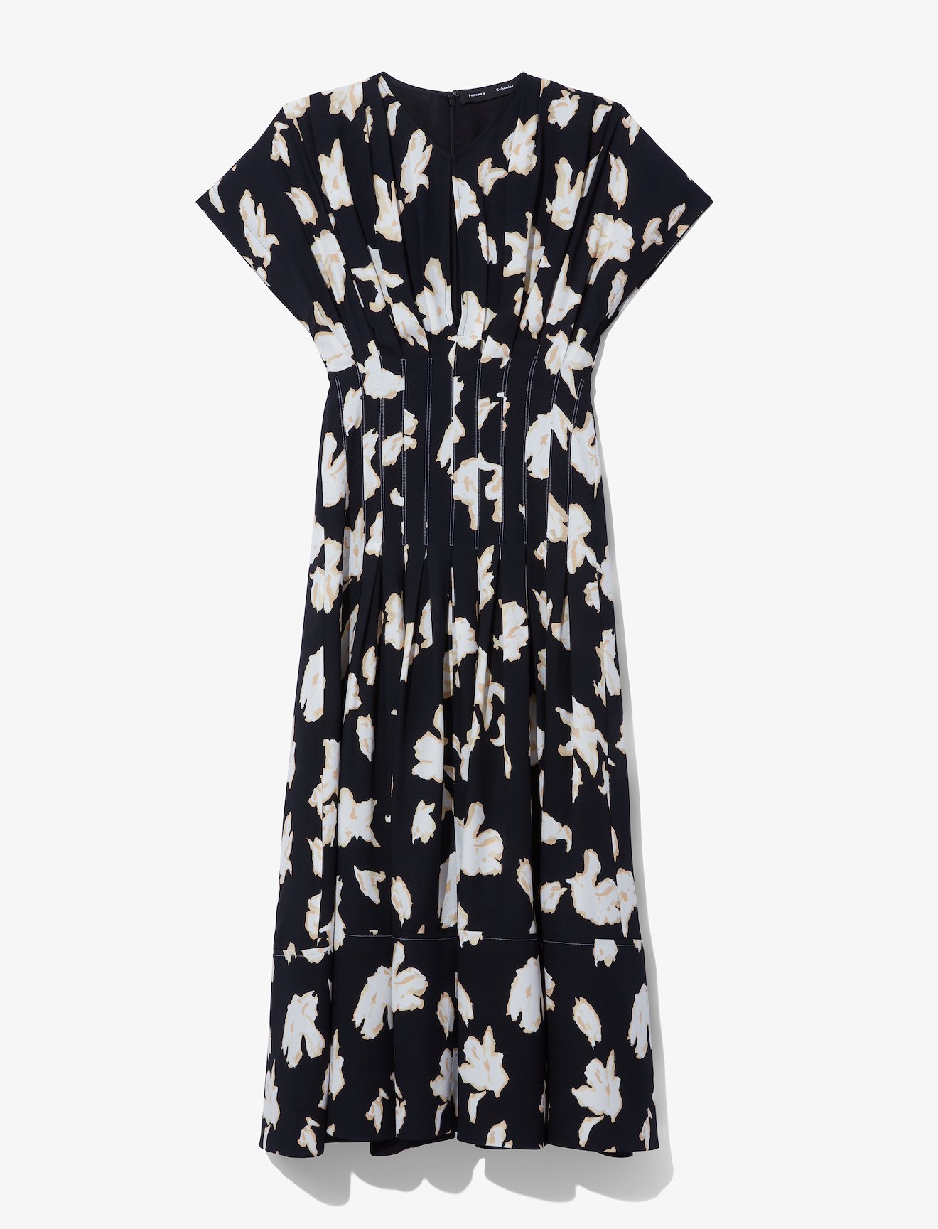 Painted Iris Fitted Waist Dress #4