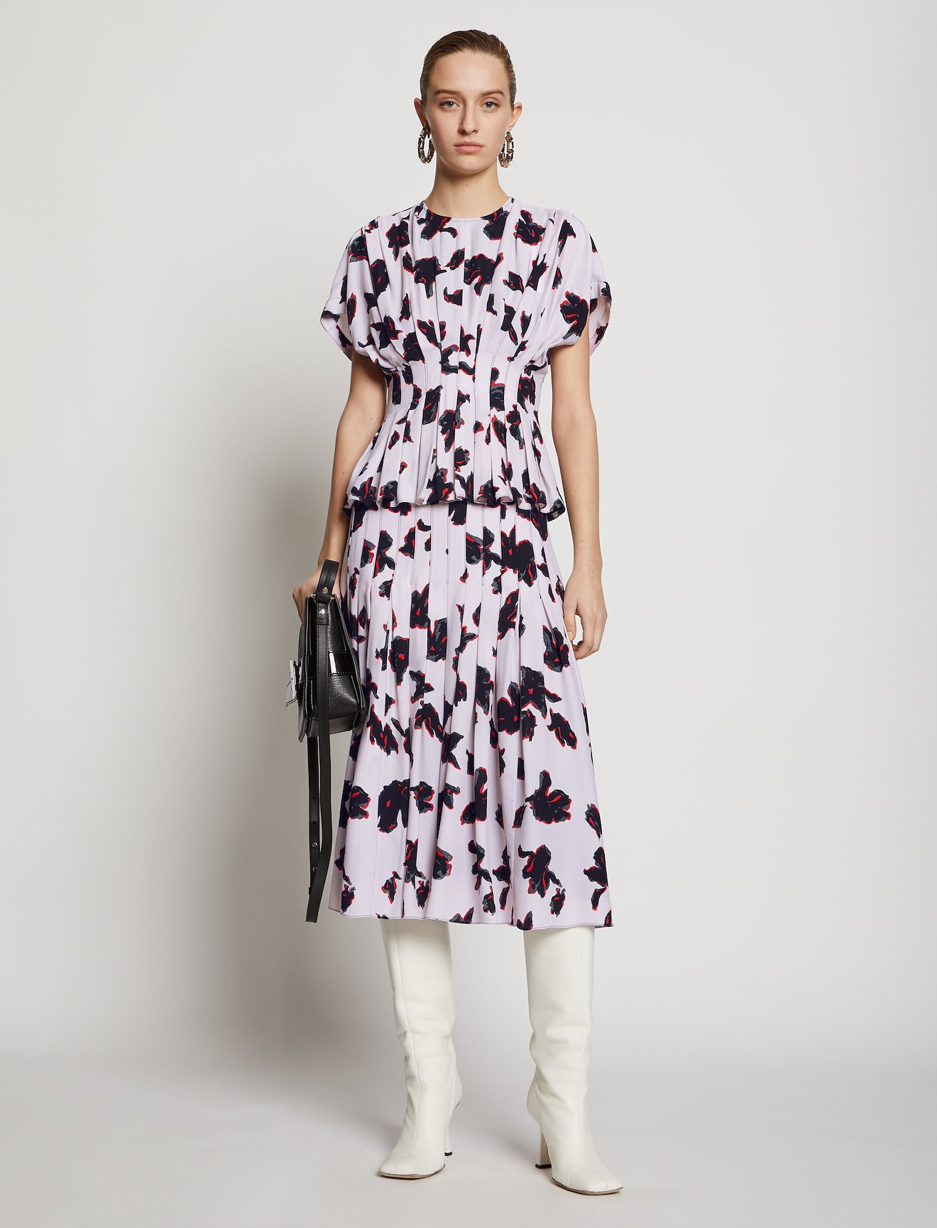Painted Iris Fitted Waist Top #1