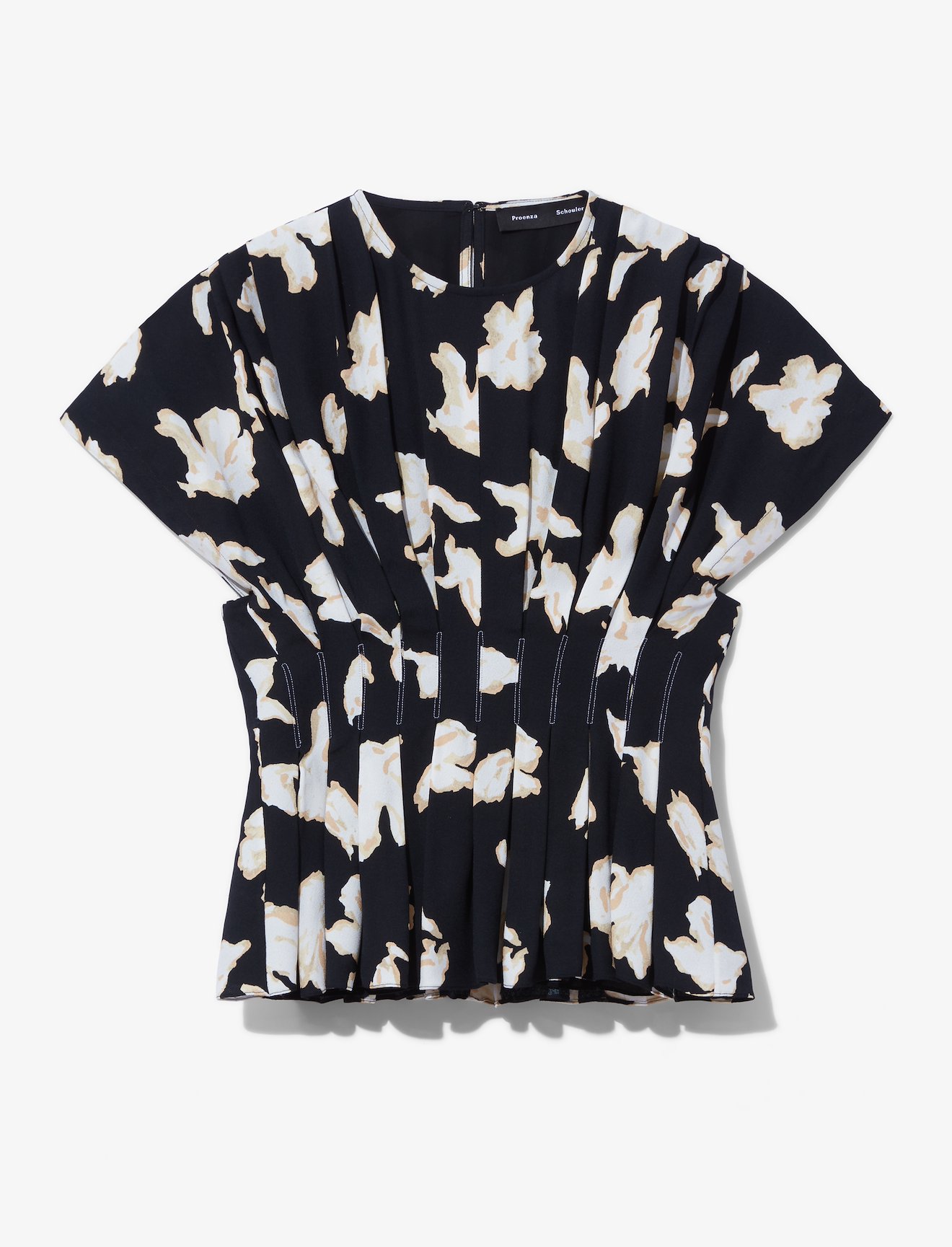 Painted Iris Fitted Waist Top #4
