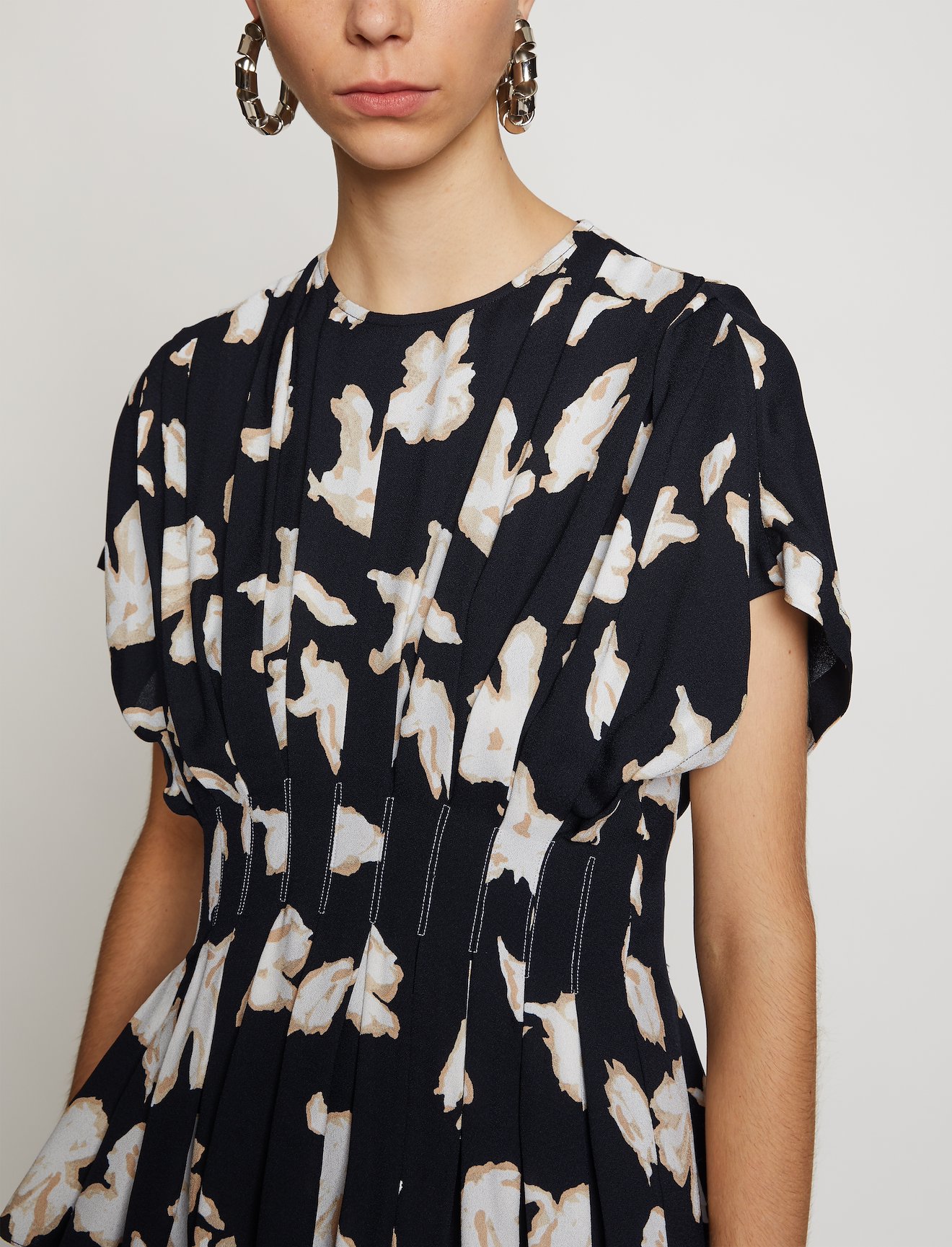 Painted Iris Fitted Waist Top #3