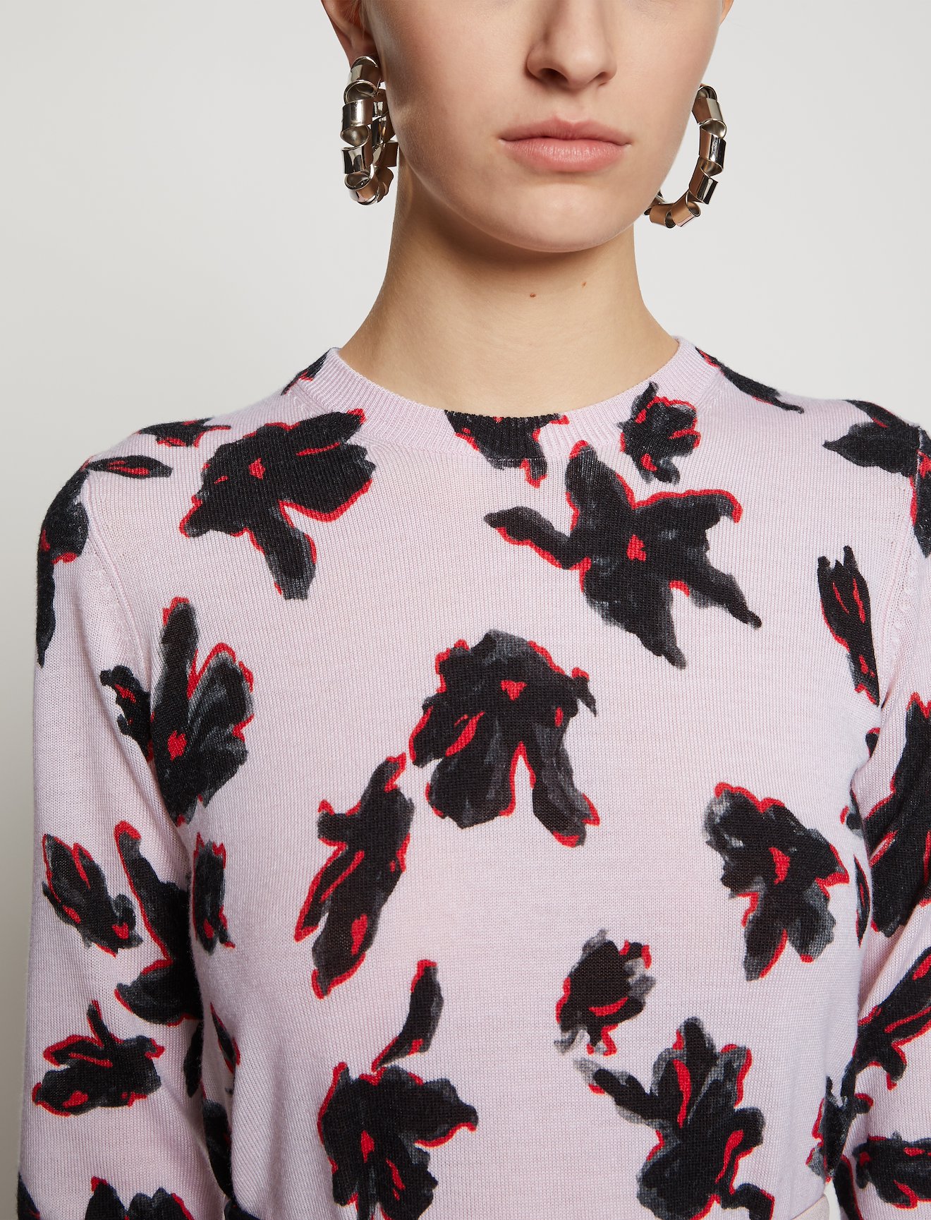 Painted Iris Knit Top #3