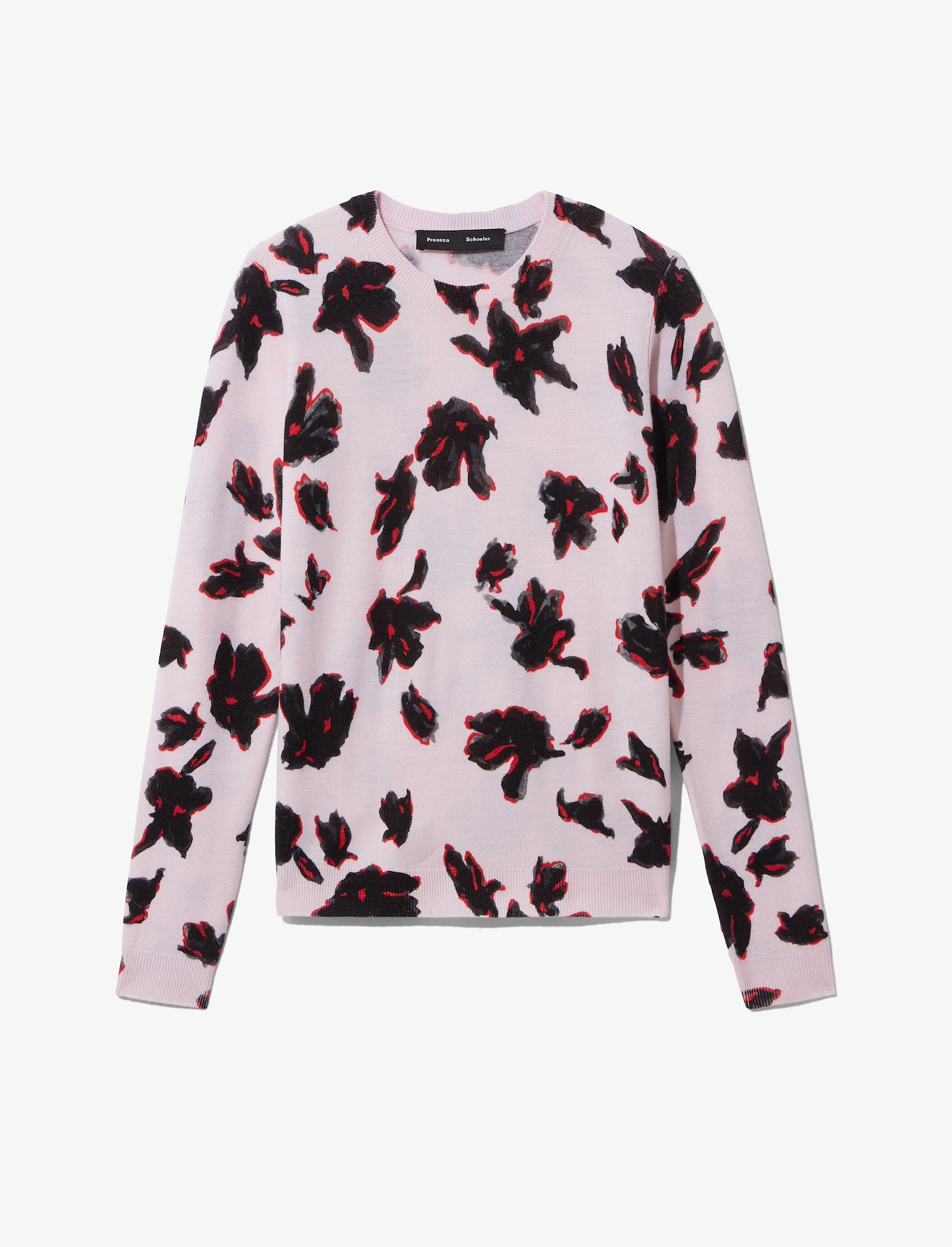 Painted Iris Knit Top #4