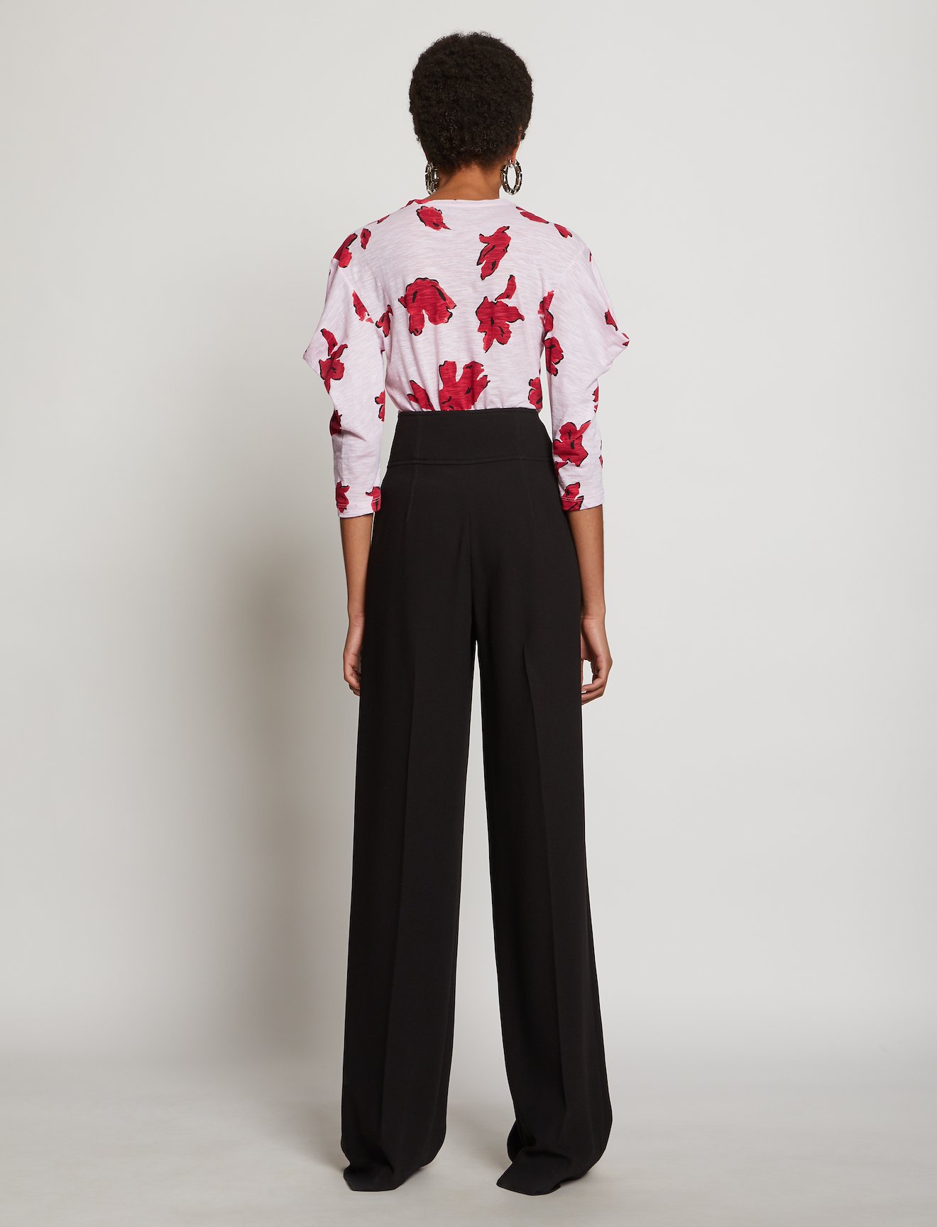 Painted Iris Puff Sleeve T-Shirt #2