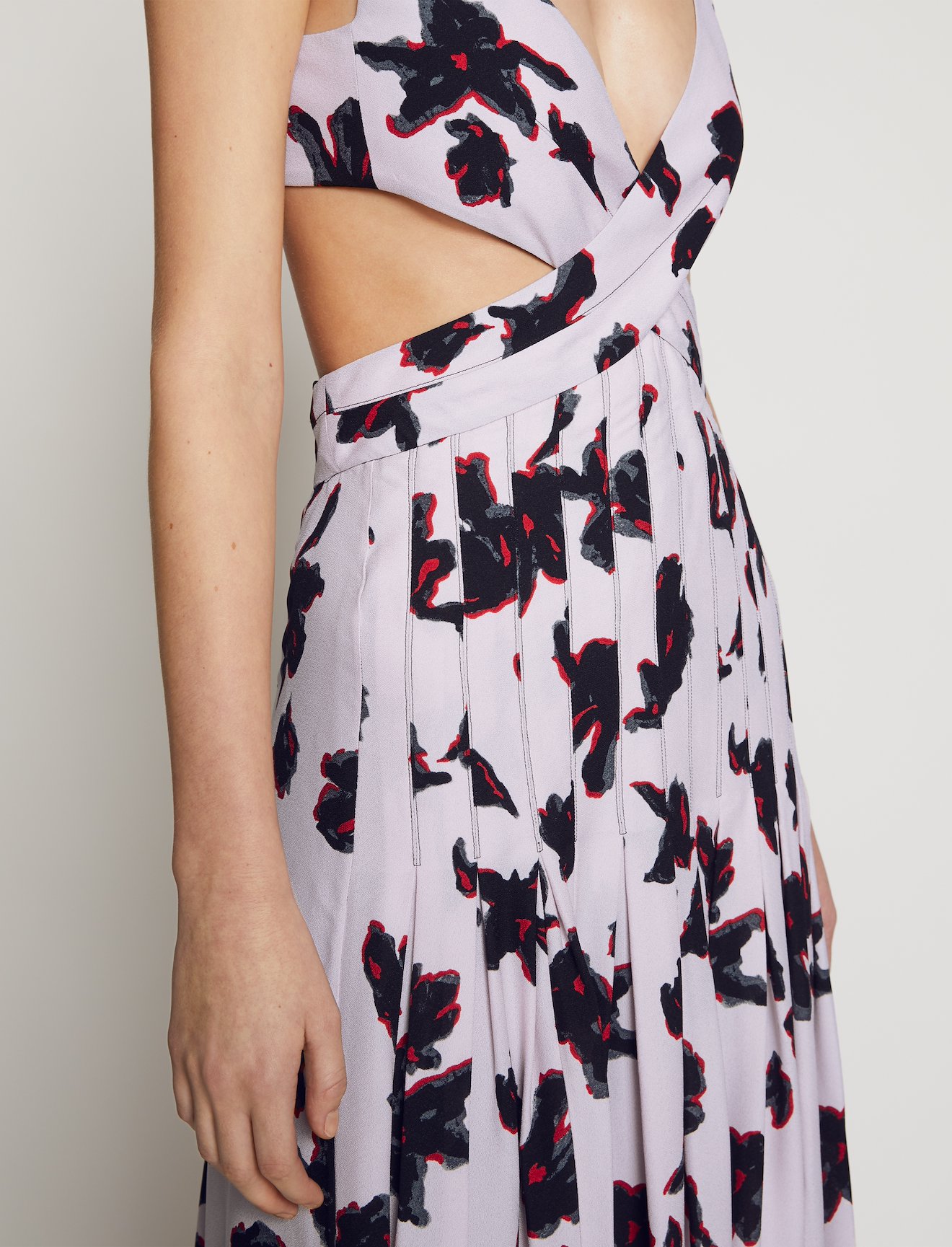 Painted Iris Sleeveless Maxi Dress #3