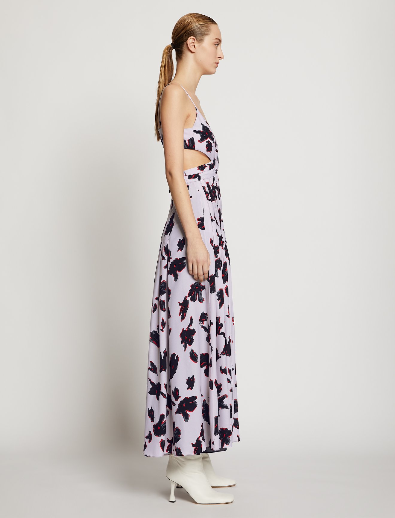 Painted Iris Sleeveless Maxi Dress #1