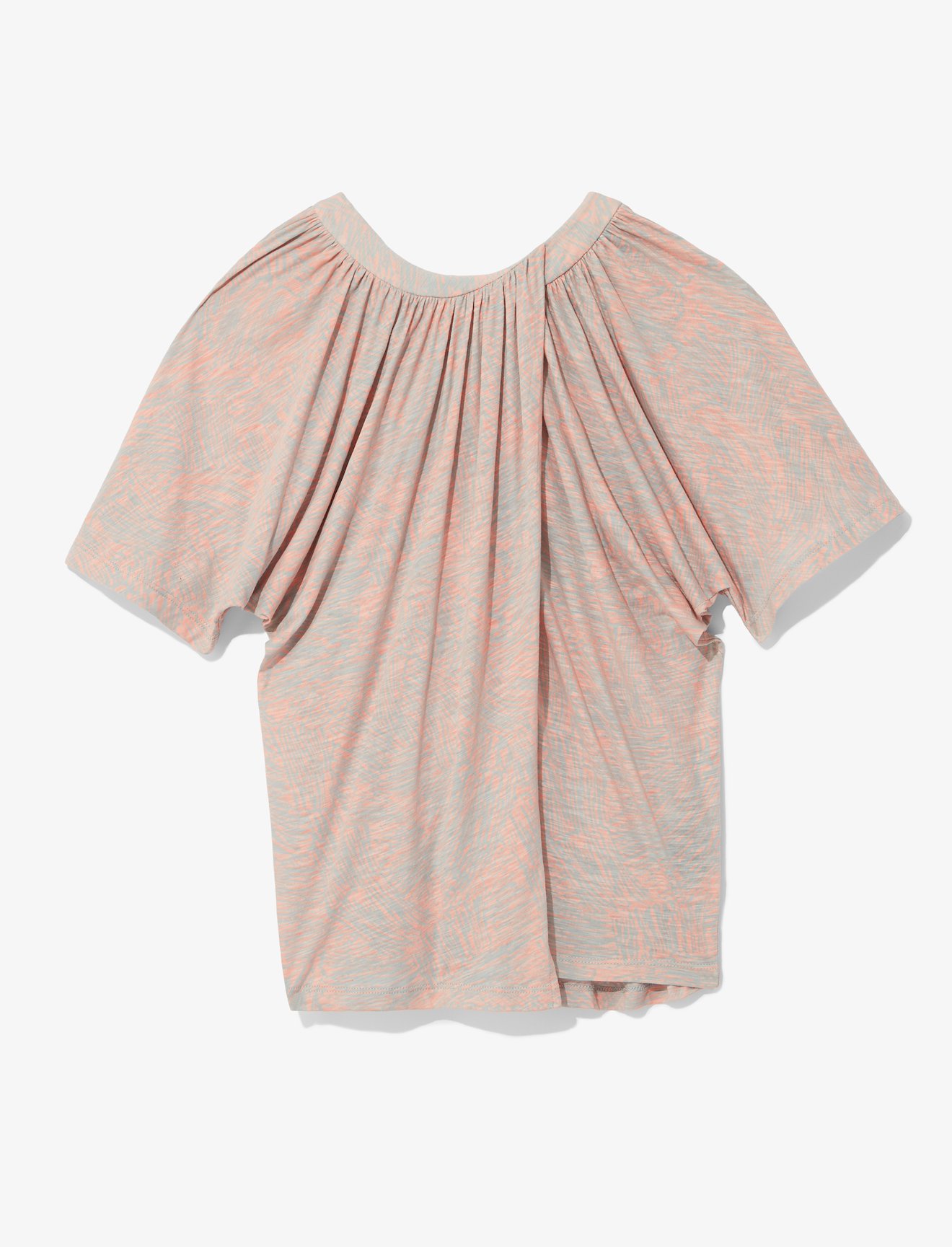 Painted Palm Overlapped T-Shirt #4