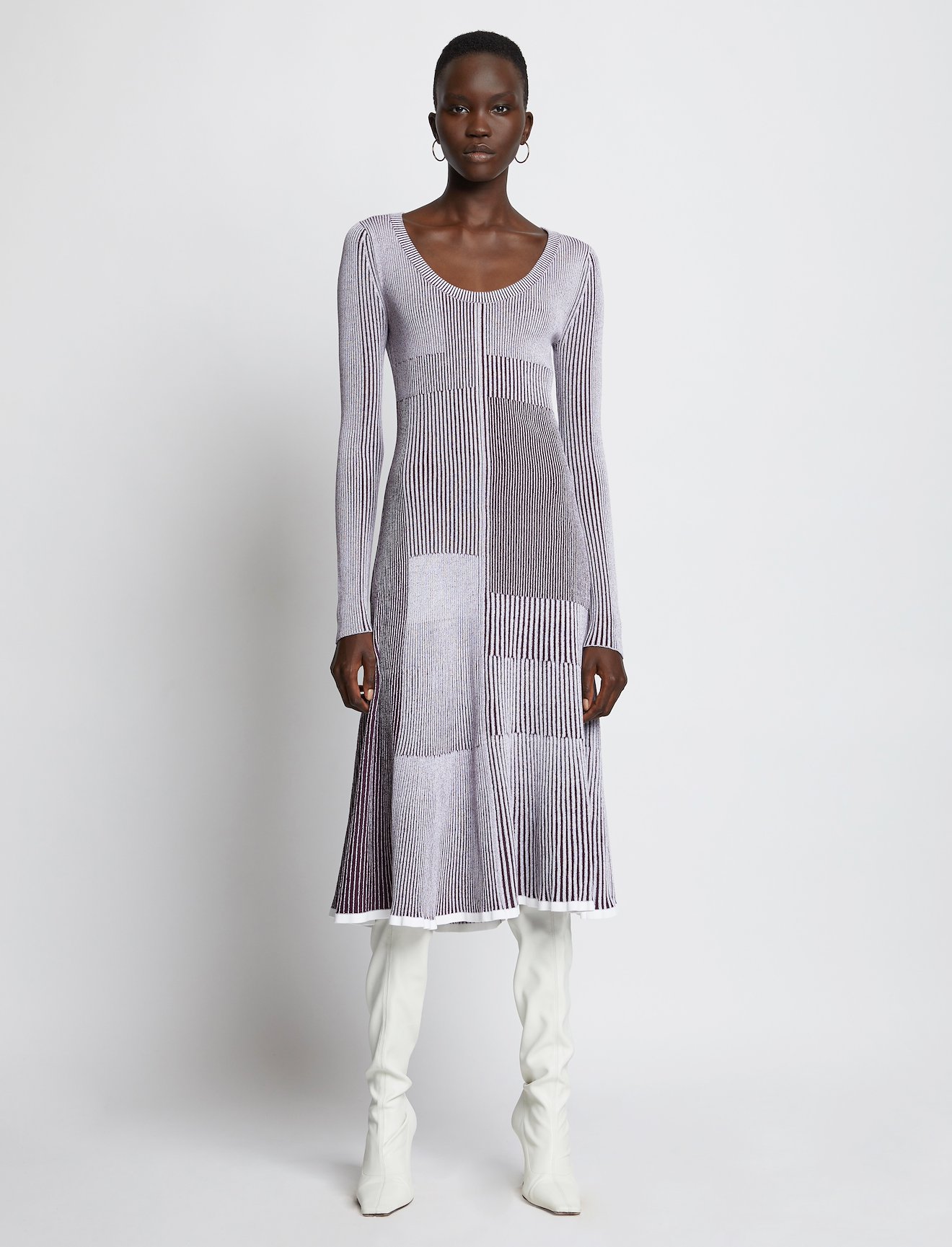 Patchwork Knit Dress #5