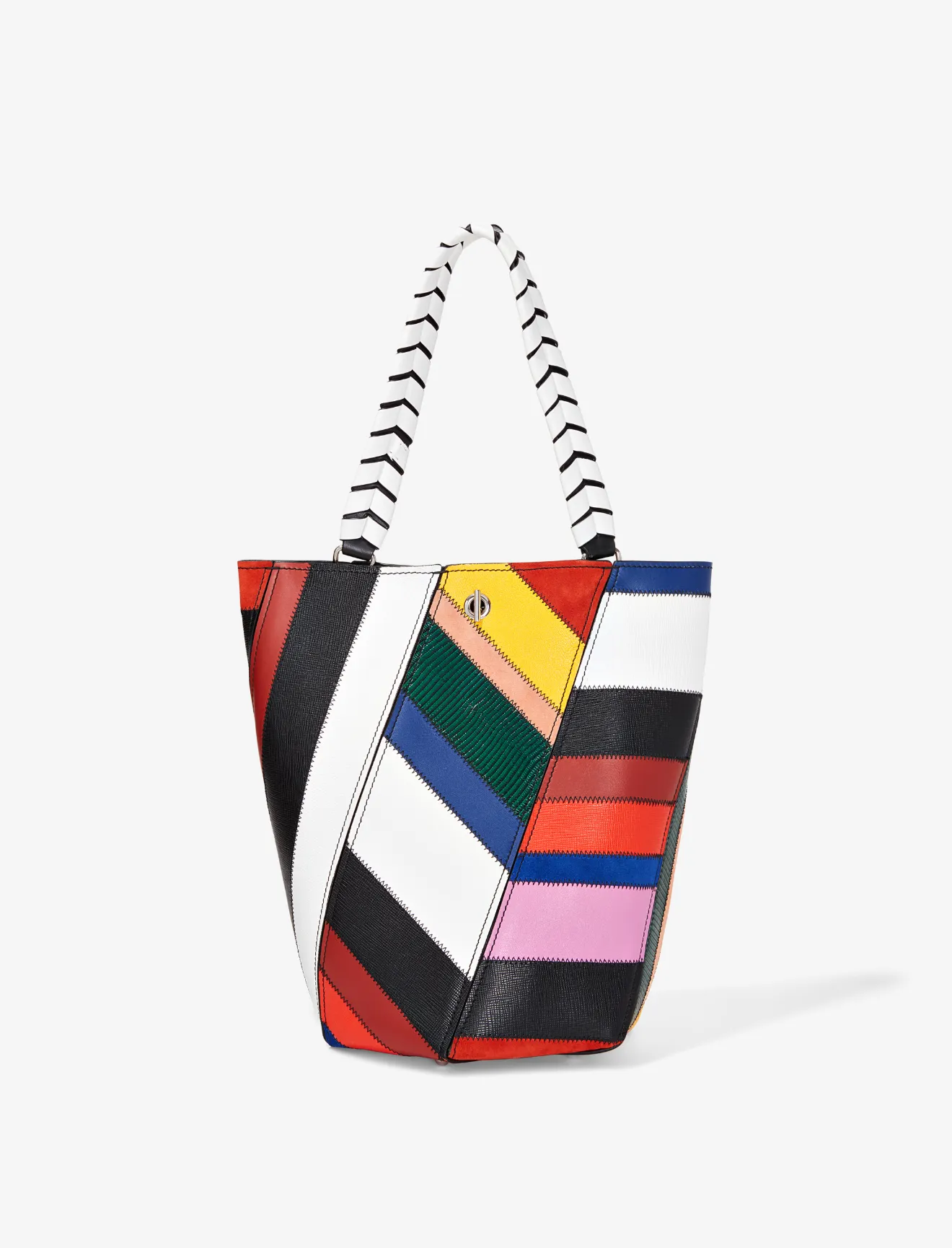 leather patchwork purse