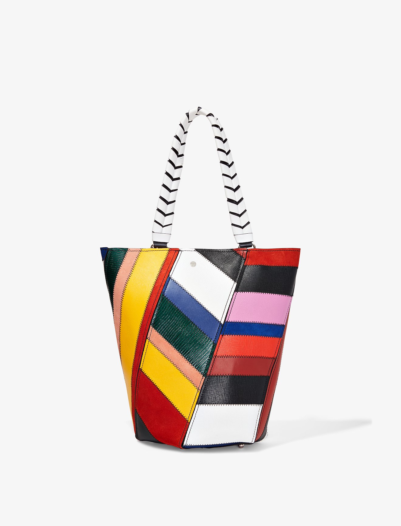 Patchwork Medium Hex Bucket Bag #3