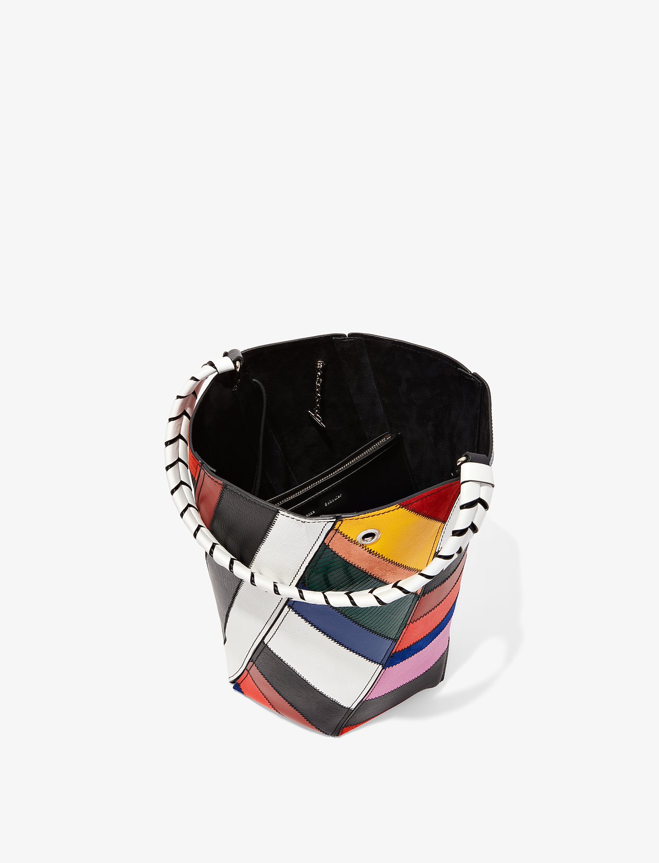 Patchwork Medium Hex Bucket Bag #4