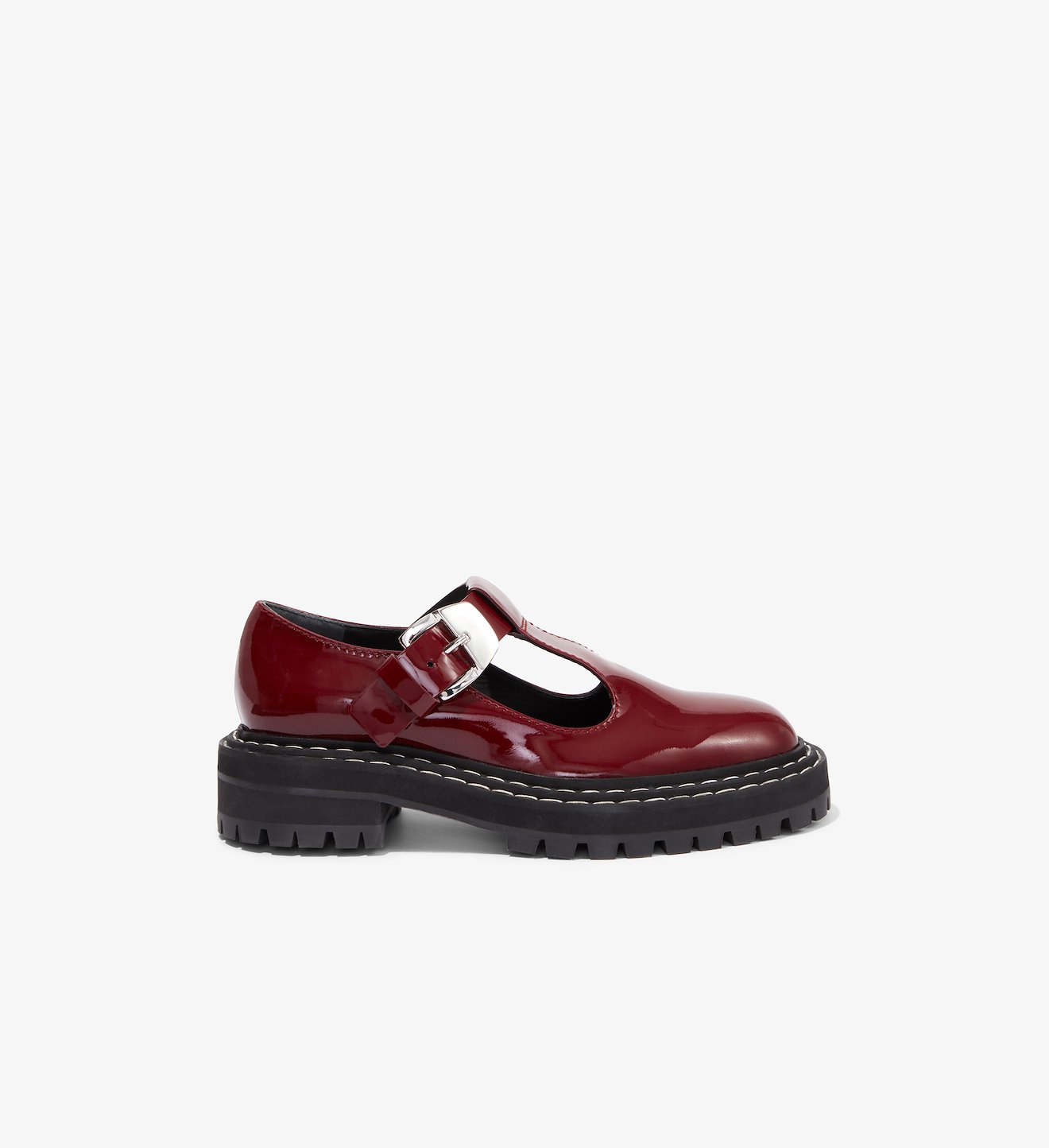 Patent Lug Sole Mary Janes