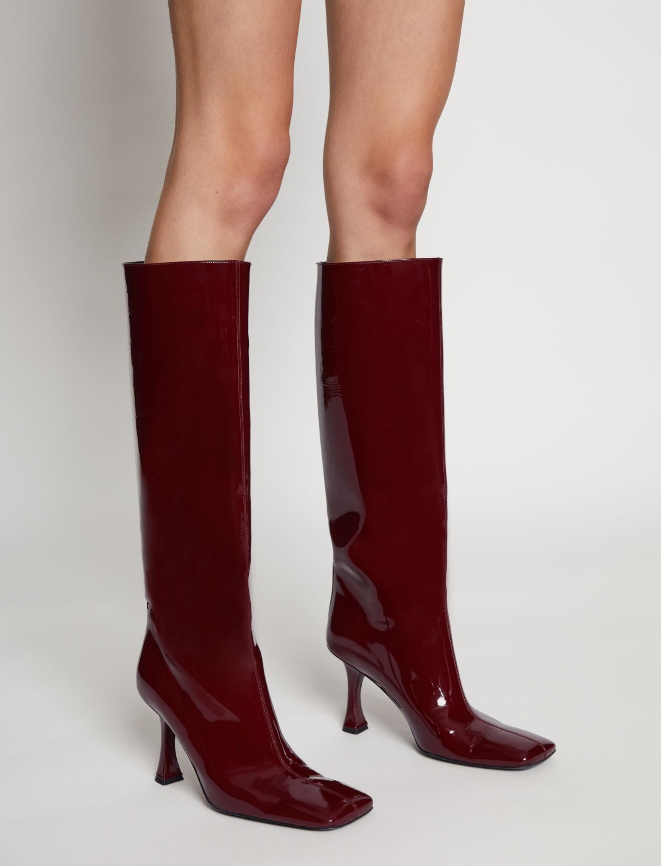 square toe tall boots