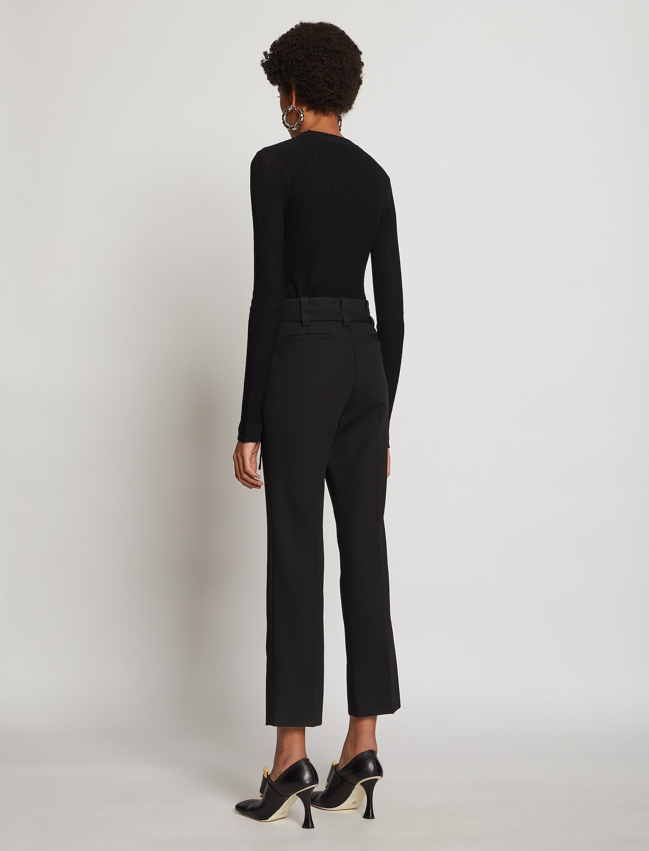 peplum ribbed cardigan #2