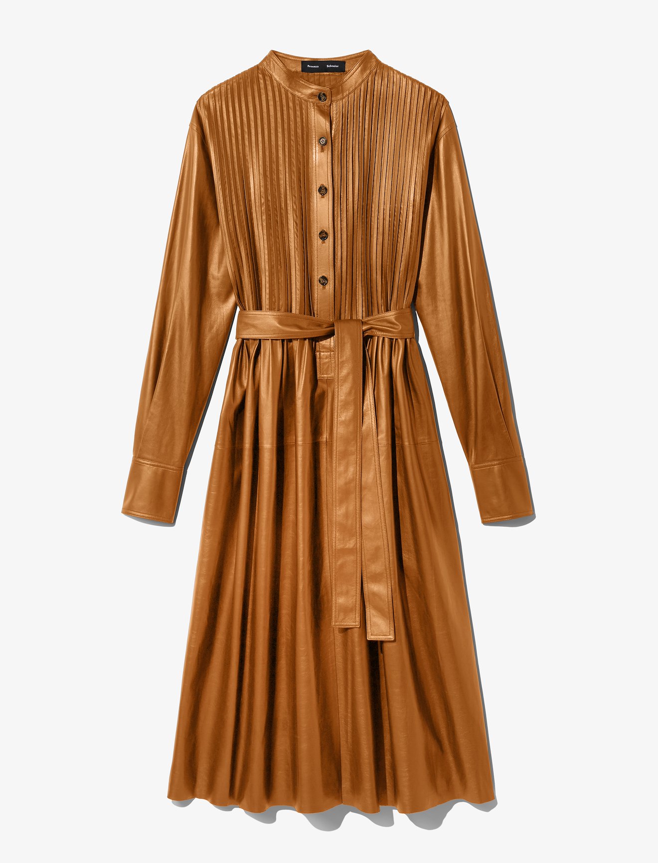 Pintuck Leather Dress #4