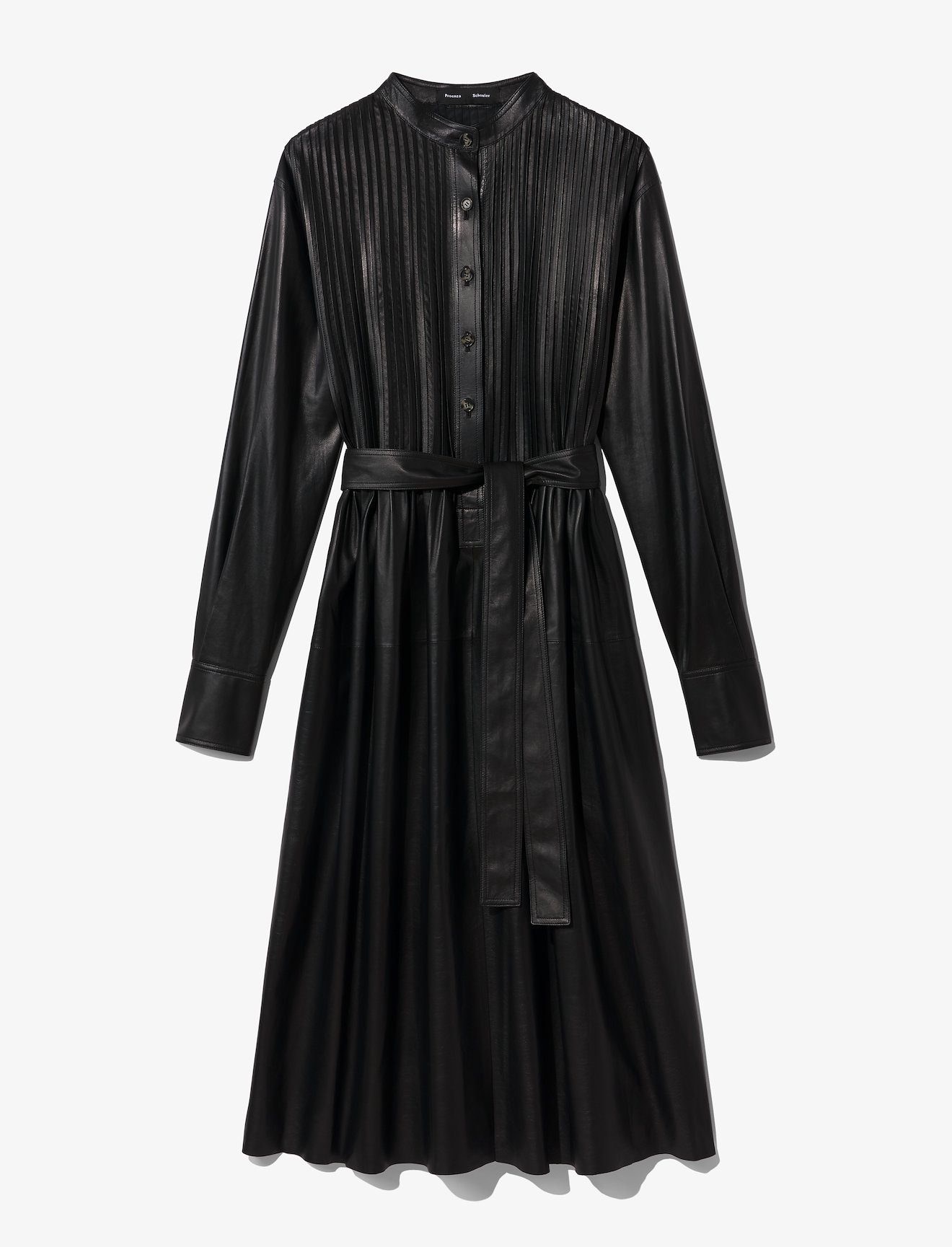 Pintuck Leather Dress #4