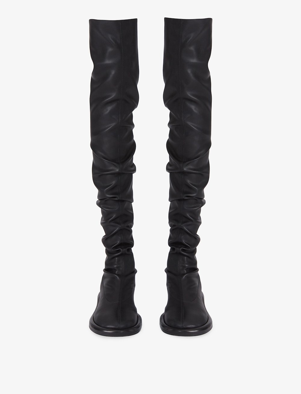 Pipe Ruched Over The Knee Boots in black Proenza Schouler