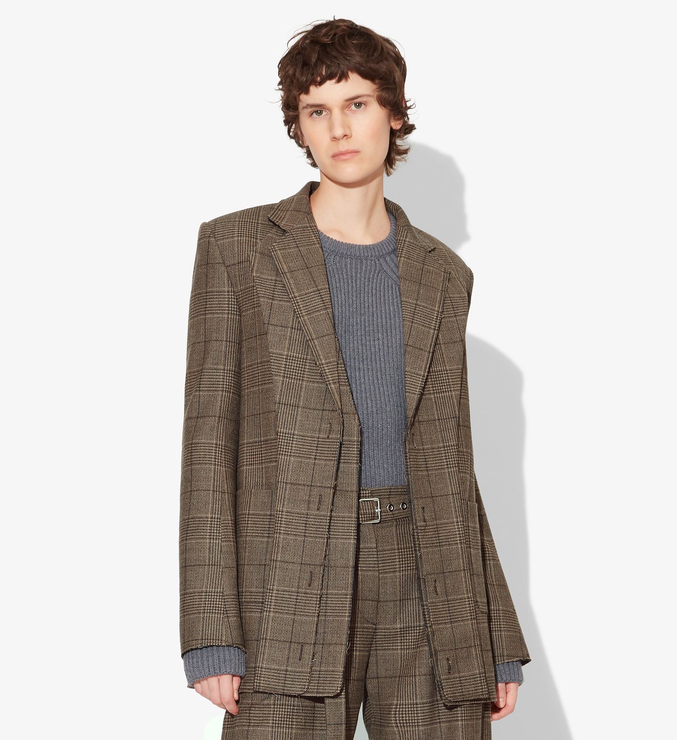 Plaid Suiting Blazer