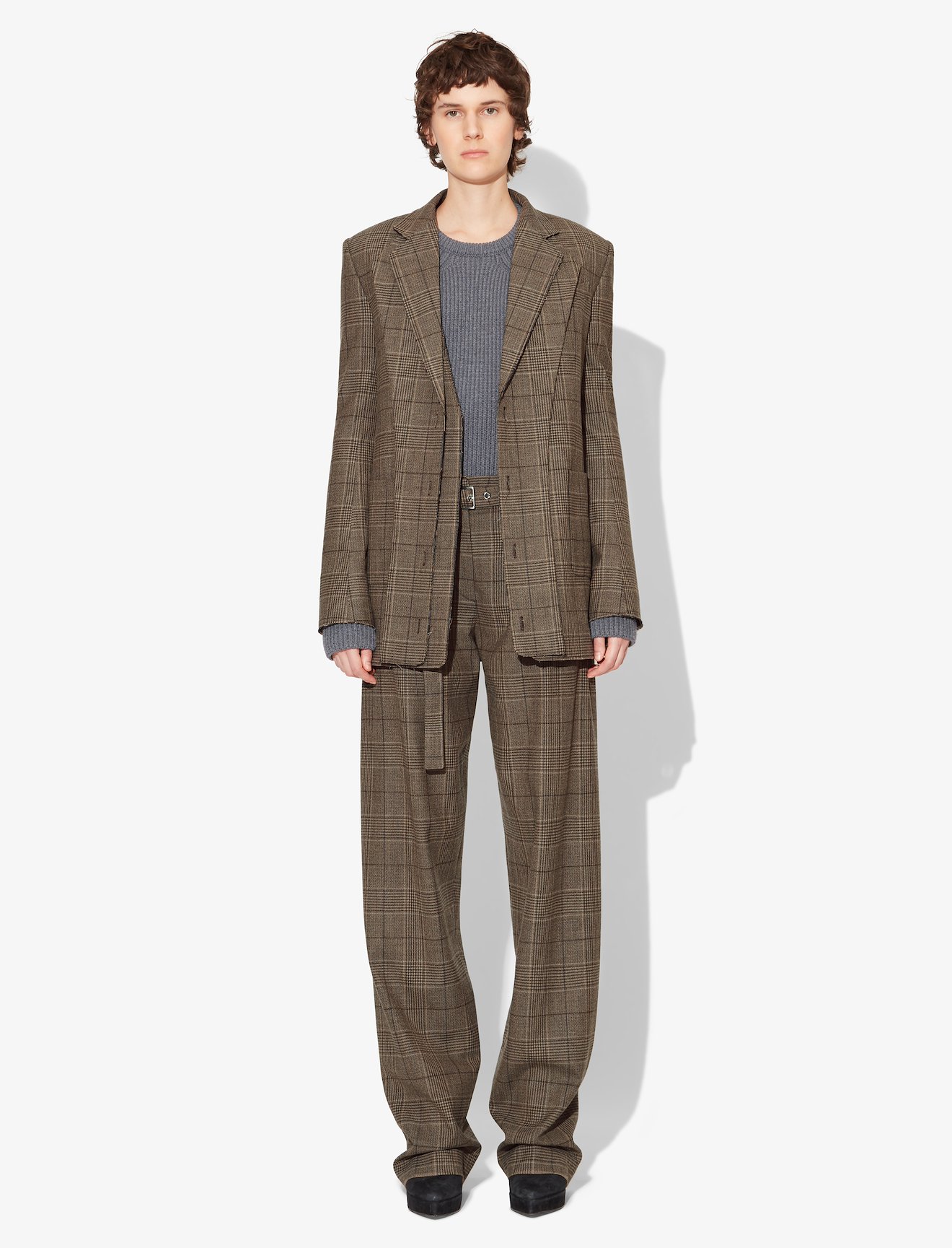 Plaid Suiting Blazer #1