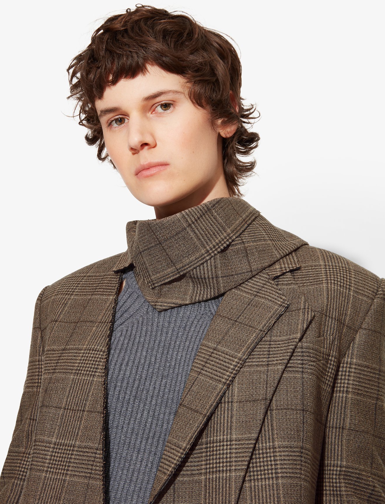 Plaid Suiting Blazer #3
