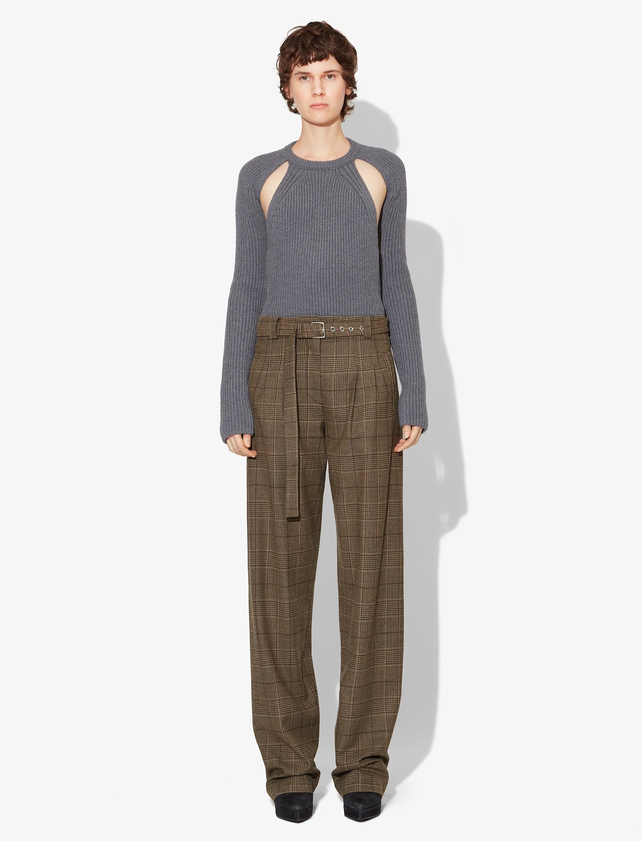 Plaid Suiting Pants #1