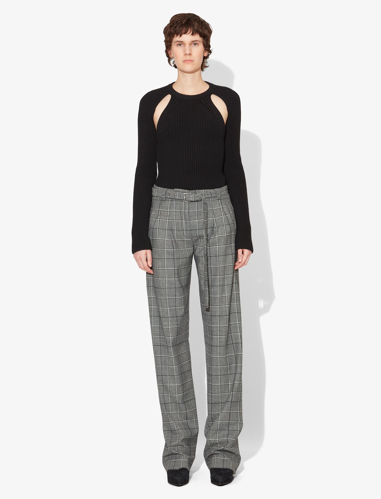 Plaid Suiting Pants #1