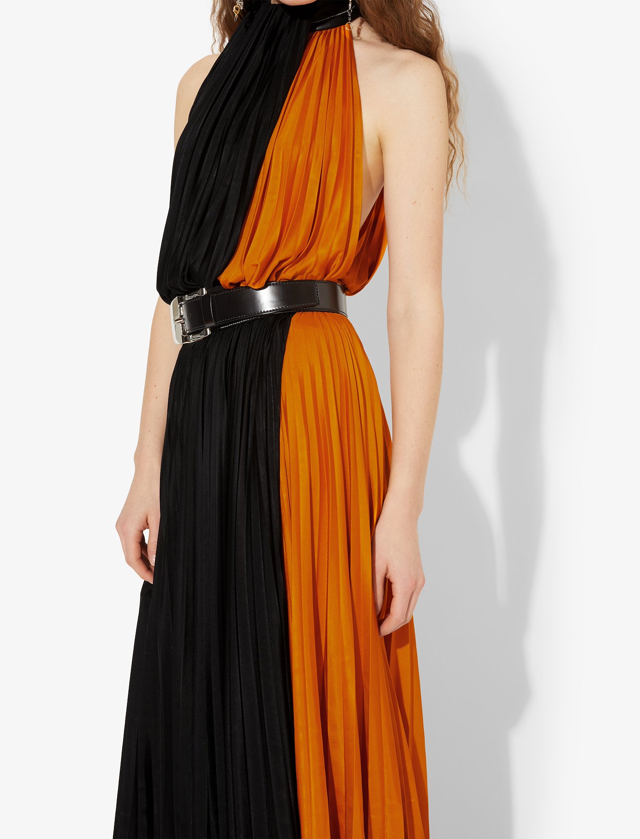 Pleated Halter Dress #3