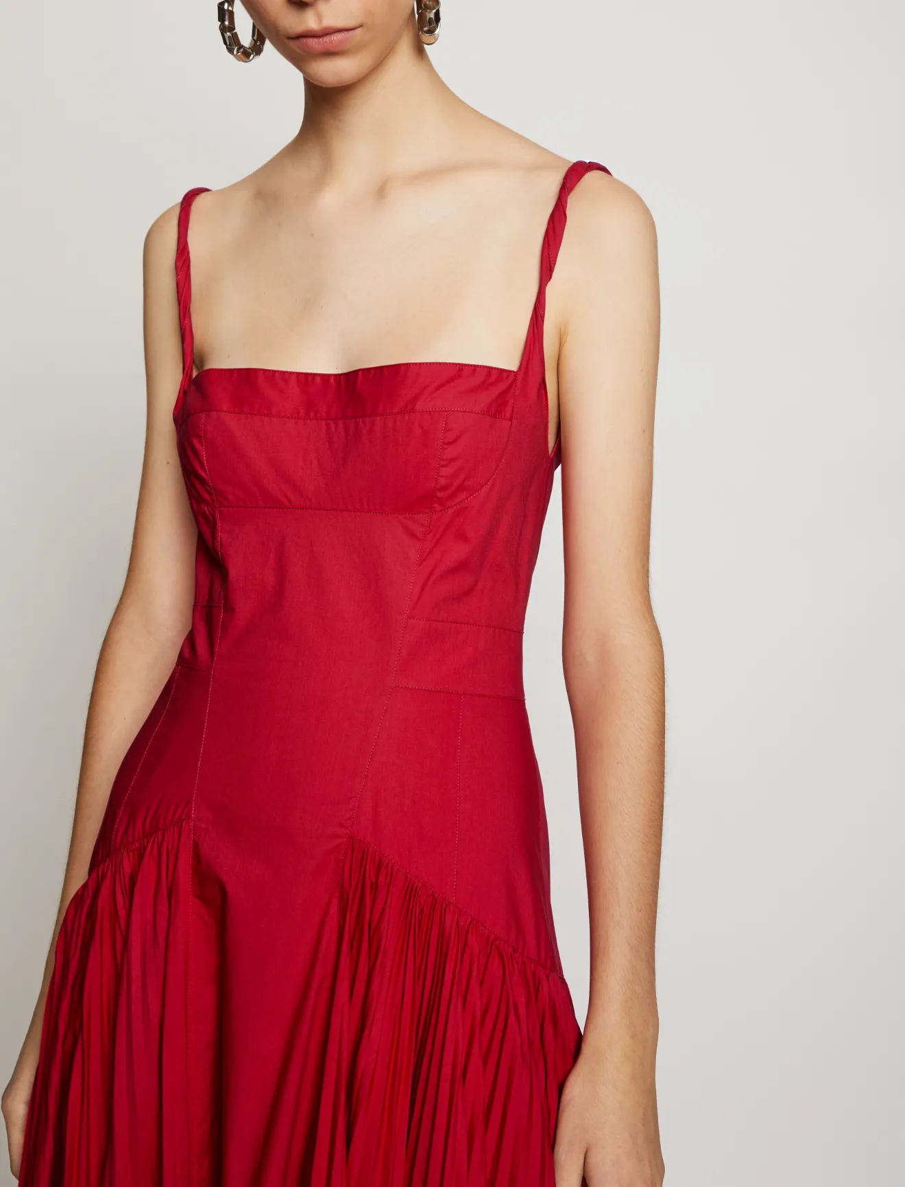 proenza schouler red dress