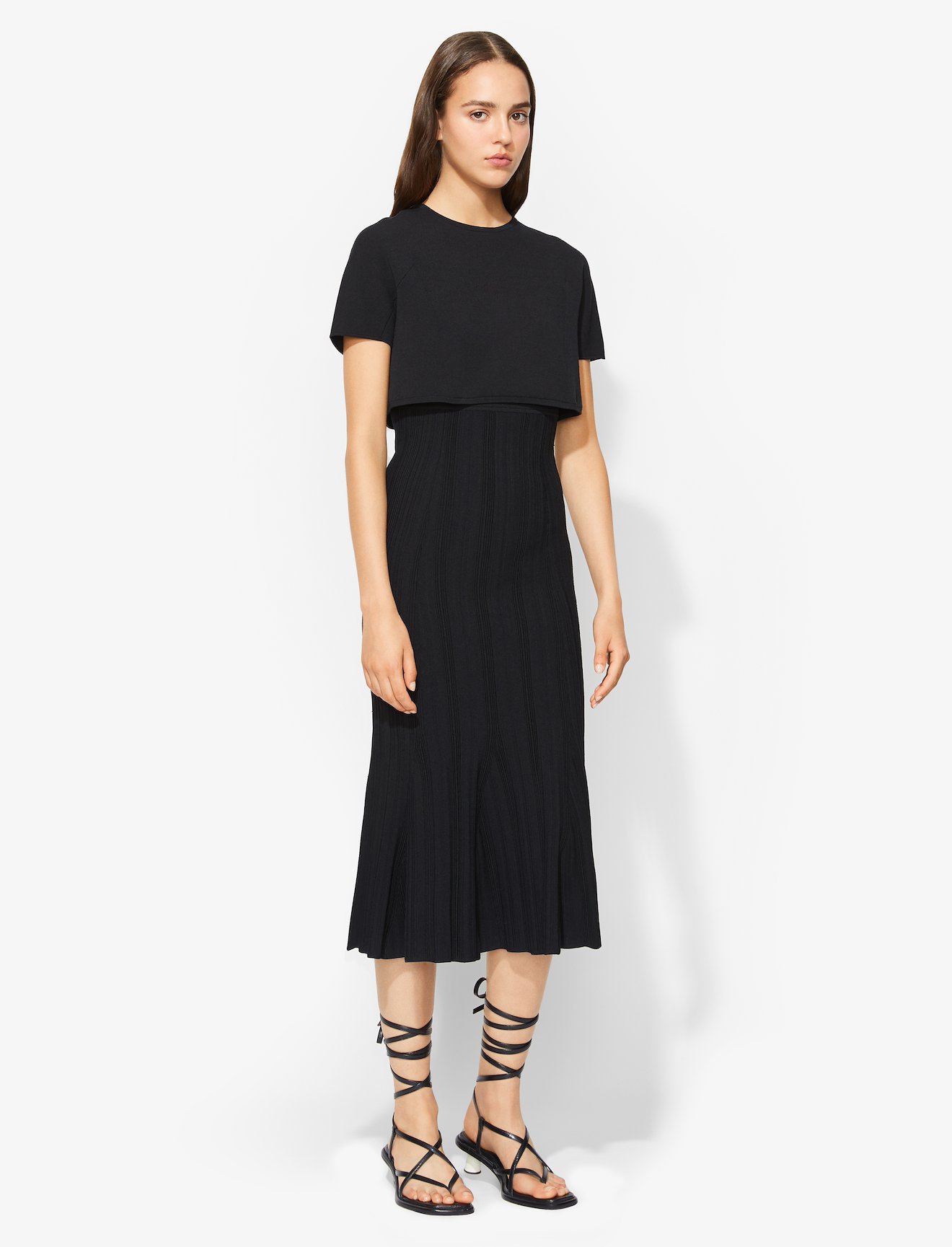 Plissé Knit Dress #1