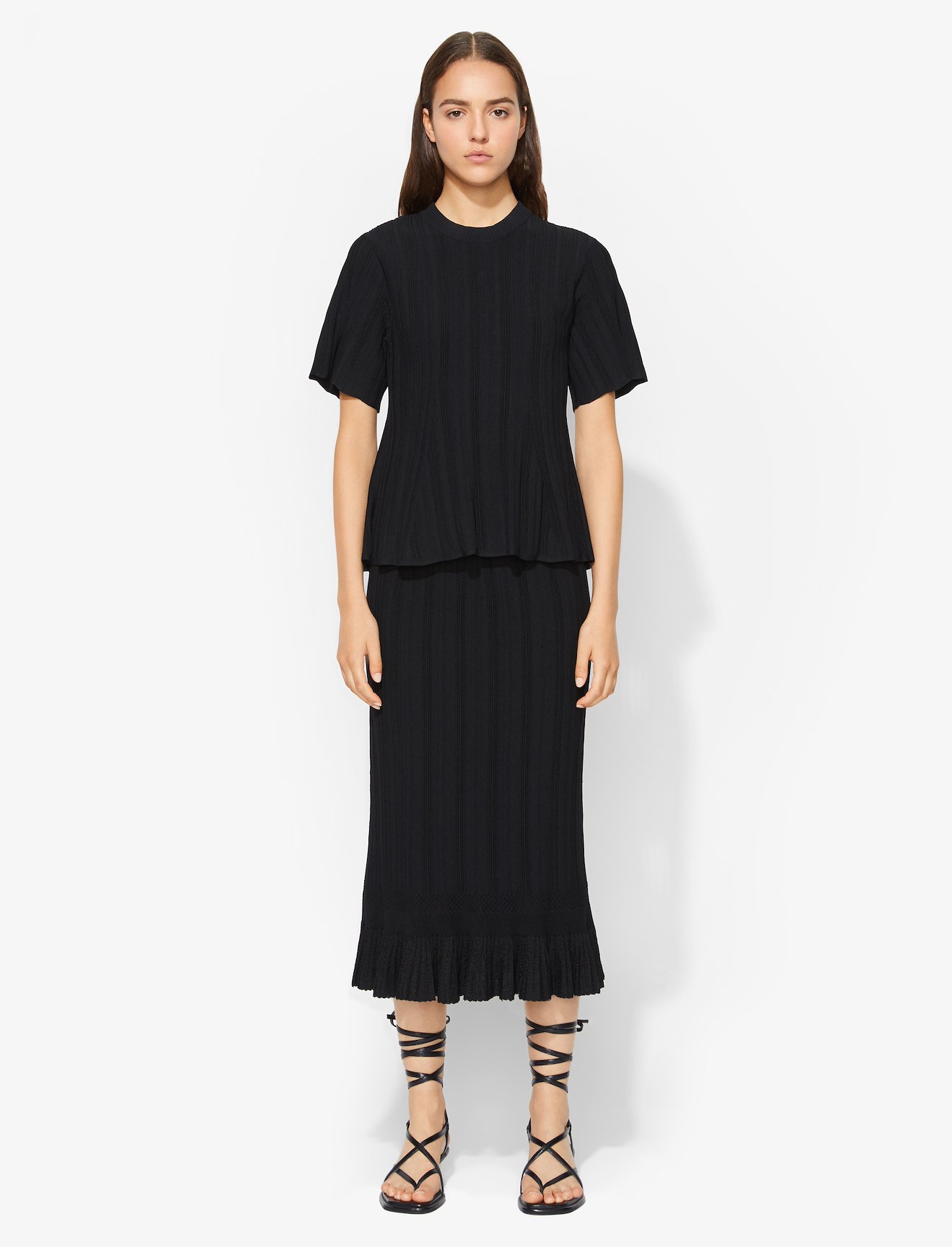 Plissé Knit Skirt #6