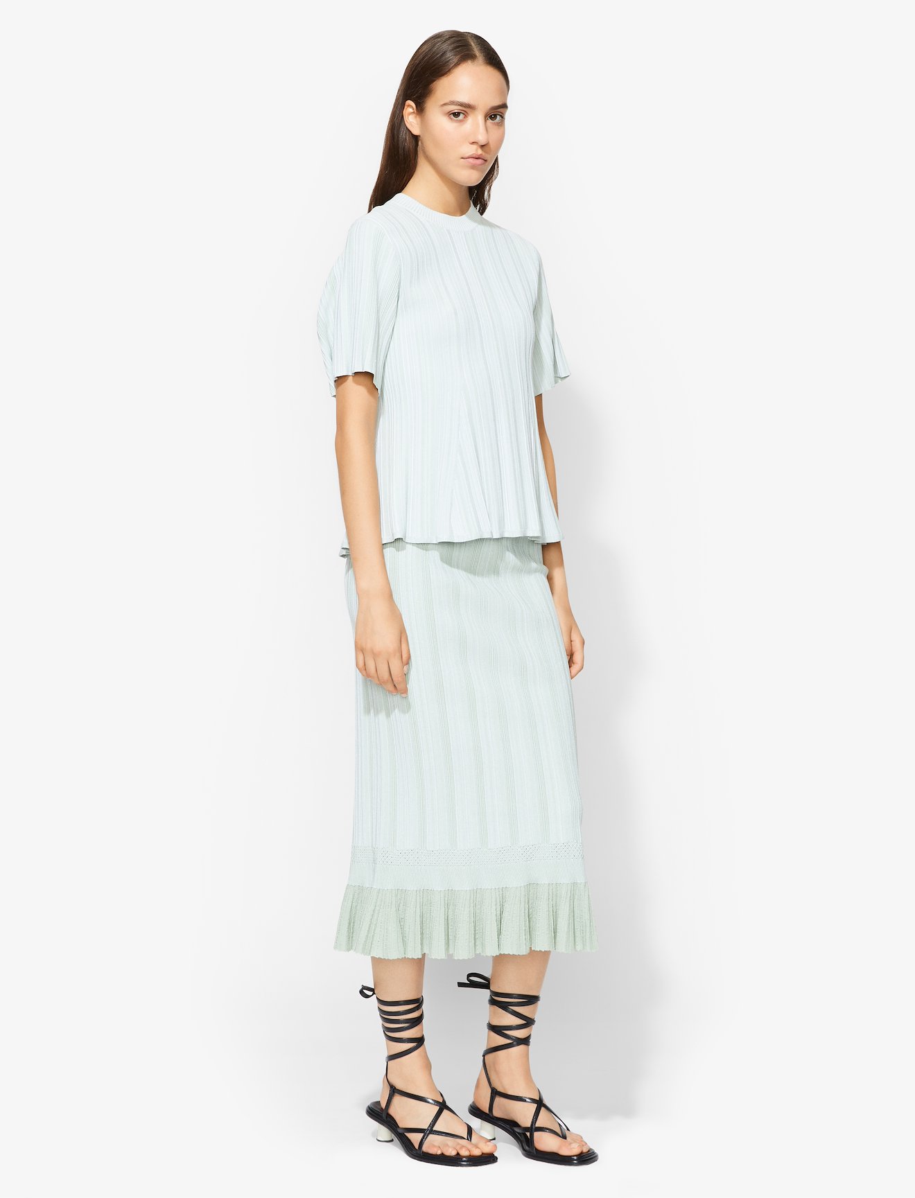 Plissé Knit Skirt #1