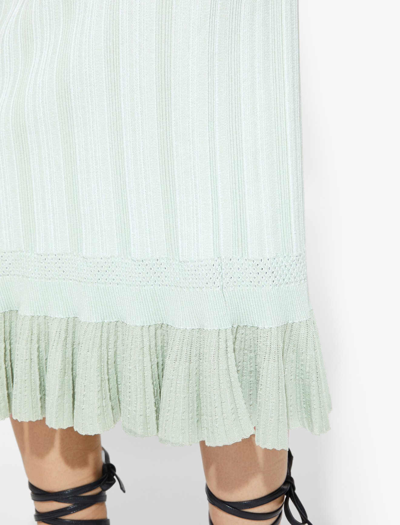 Plissé Knit Skirt #4