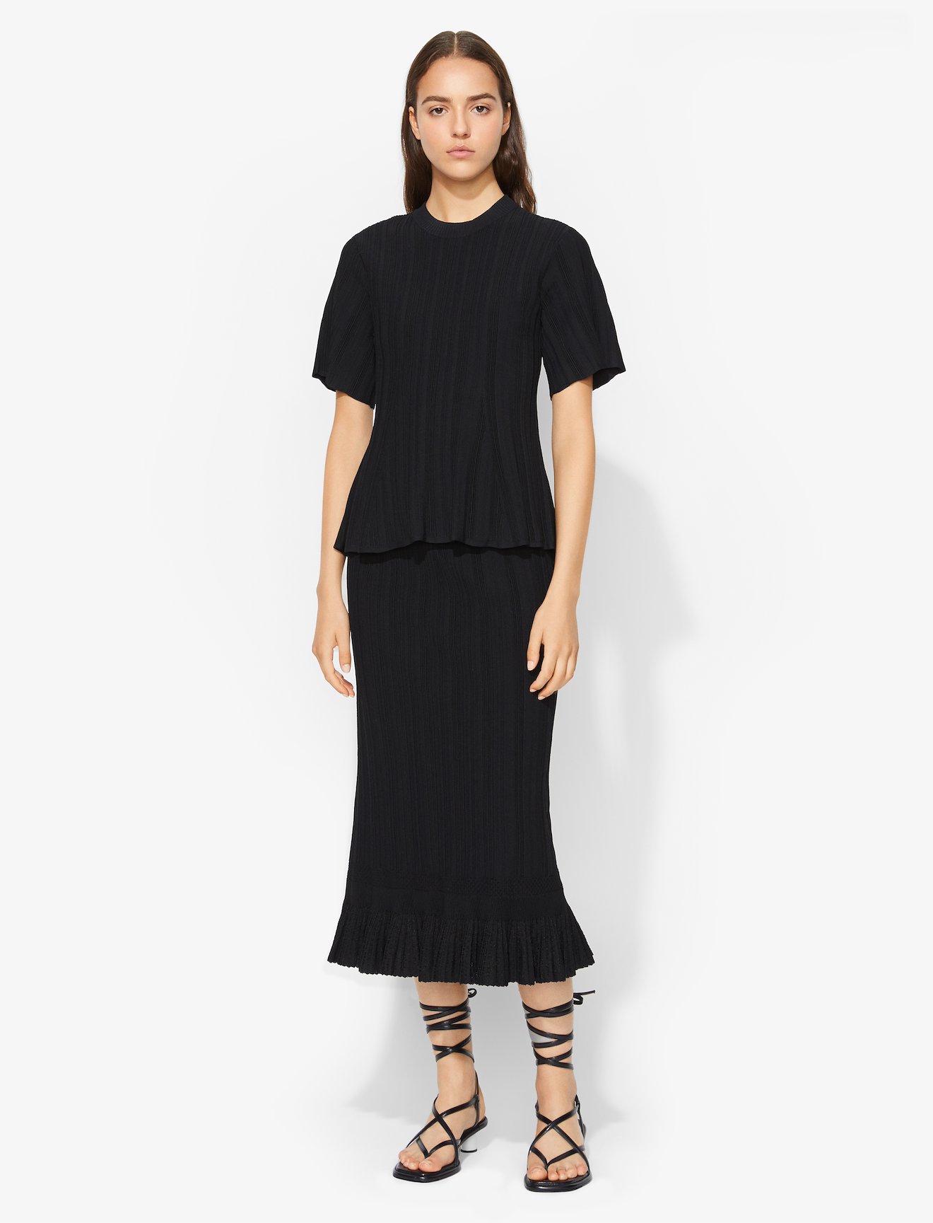 Plissé Knit Top #1