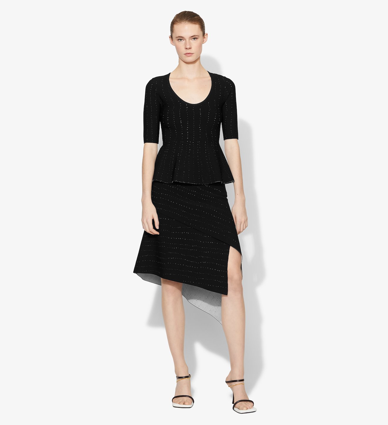 Pointelle Knit Skirt