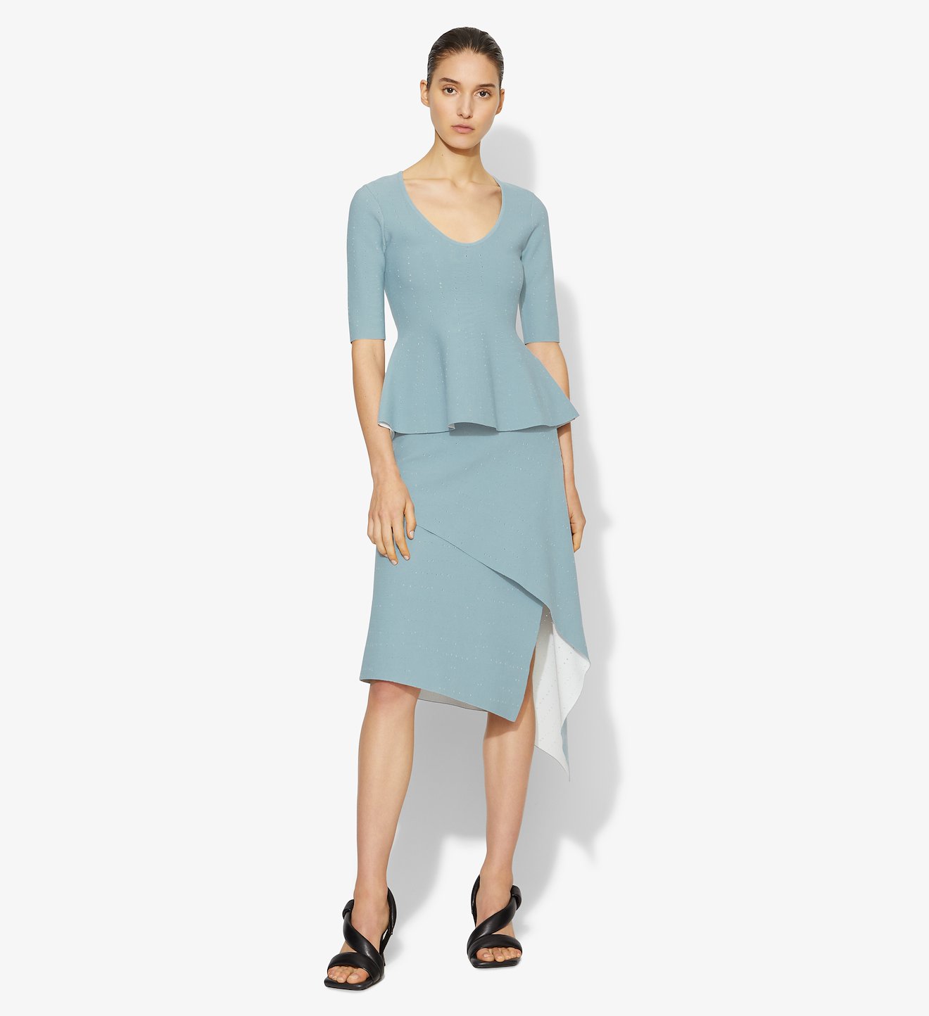 Pointelle Knit Skirt