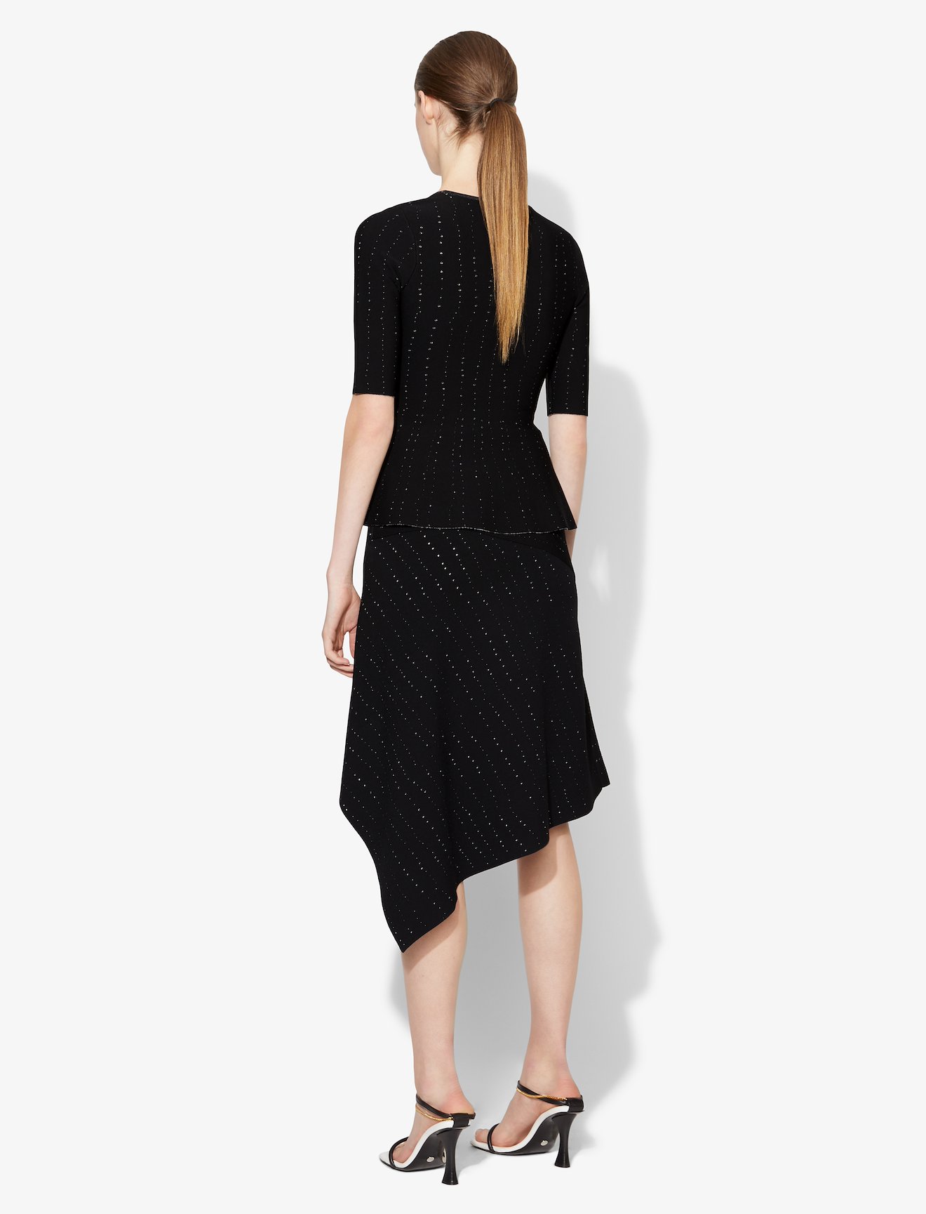 Pointelle Scoop Neck Knit Top #2