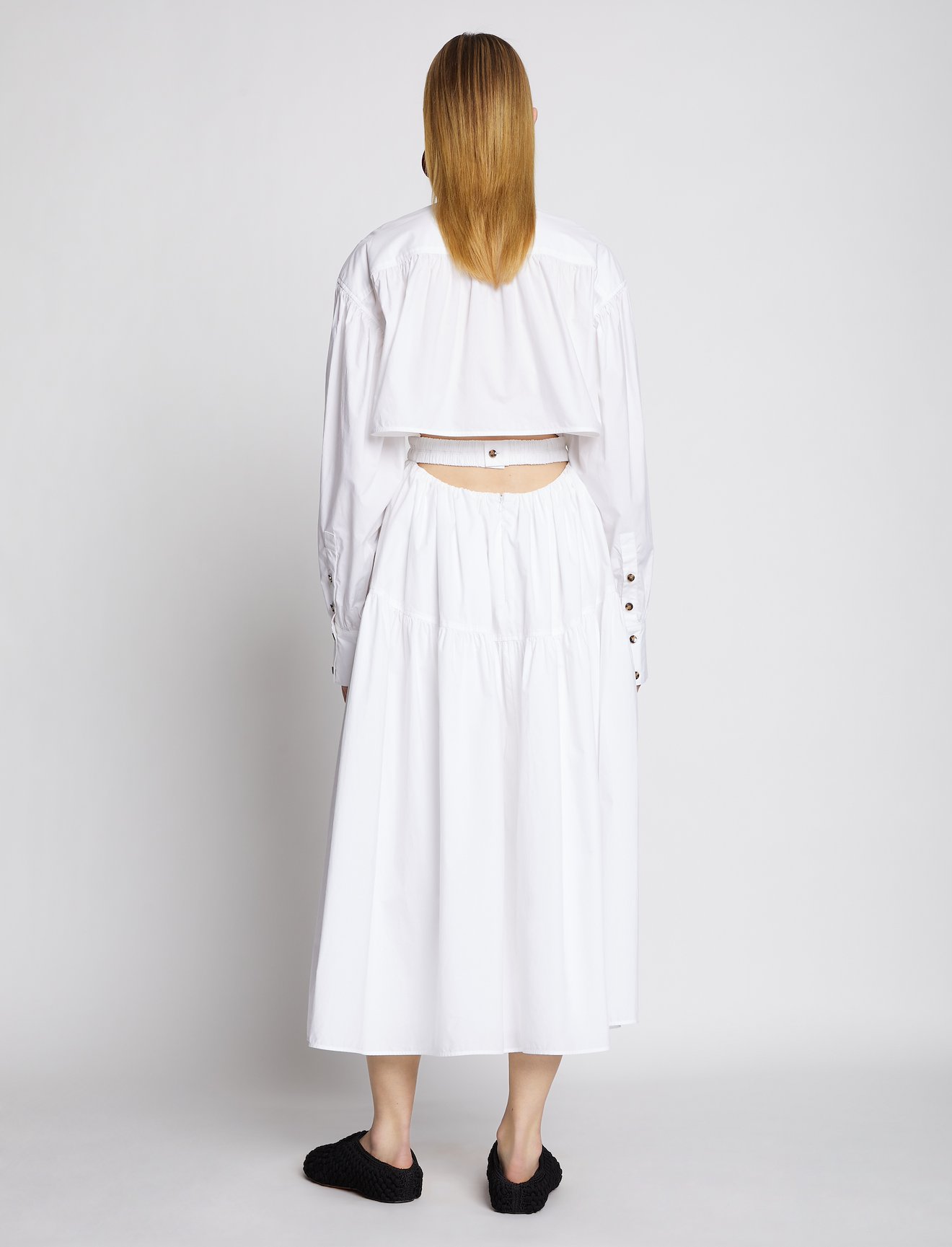 Poplin Open Back Dress #2