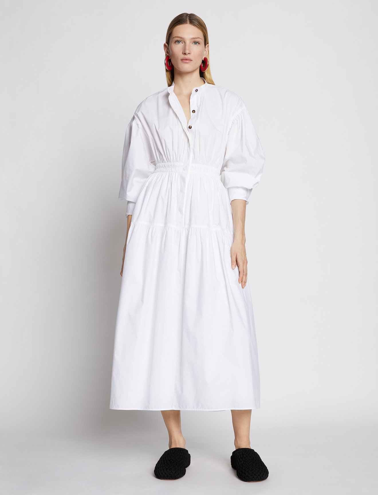 Poplin Open Back Dress #5