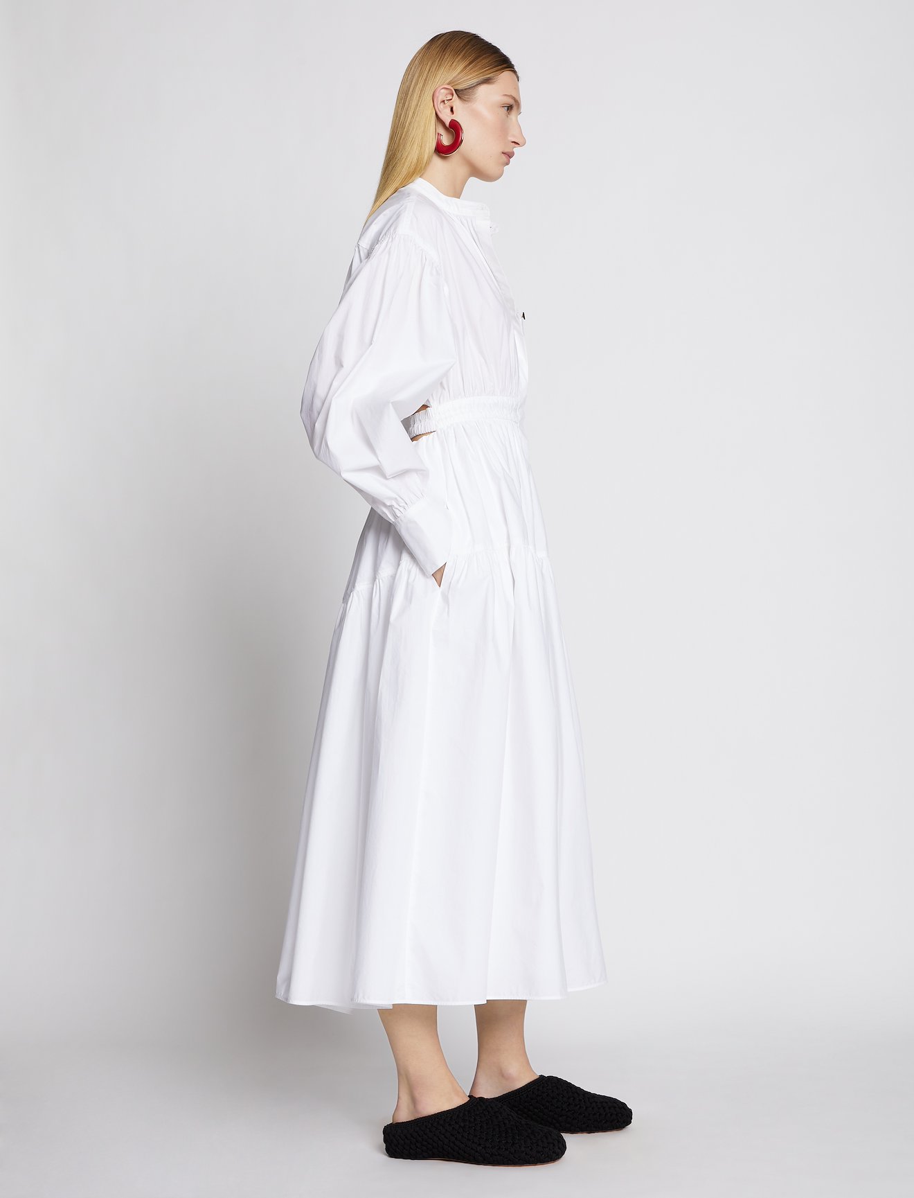 Poplin Open Back Dress #1